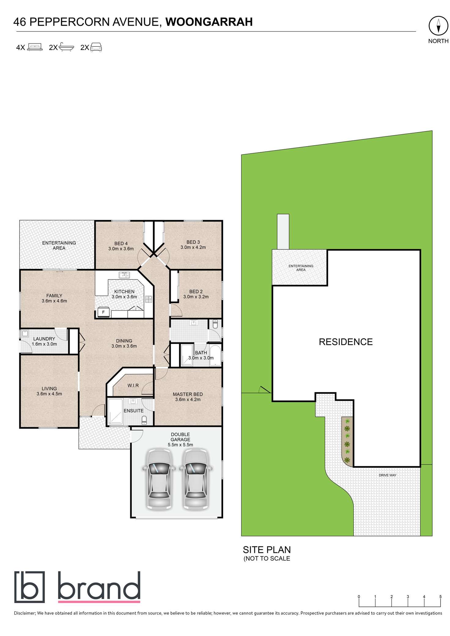 Floorplan of Homely house listing, 46 Peppercorn Avenue, Woongarrah NSW 2259
