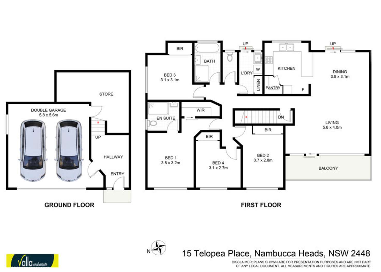 Floorplan of Homely house listing, 13-15 Telopea Place, Nambucca Heads NSW 2448