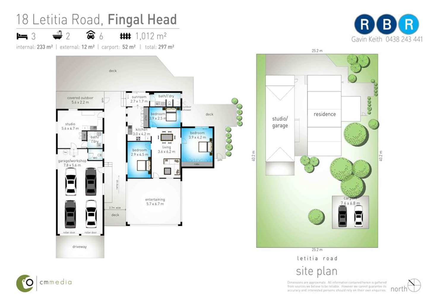 Floorplan of Homely house listing, 18 Letitia Road, Fingal Head NSW 2487