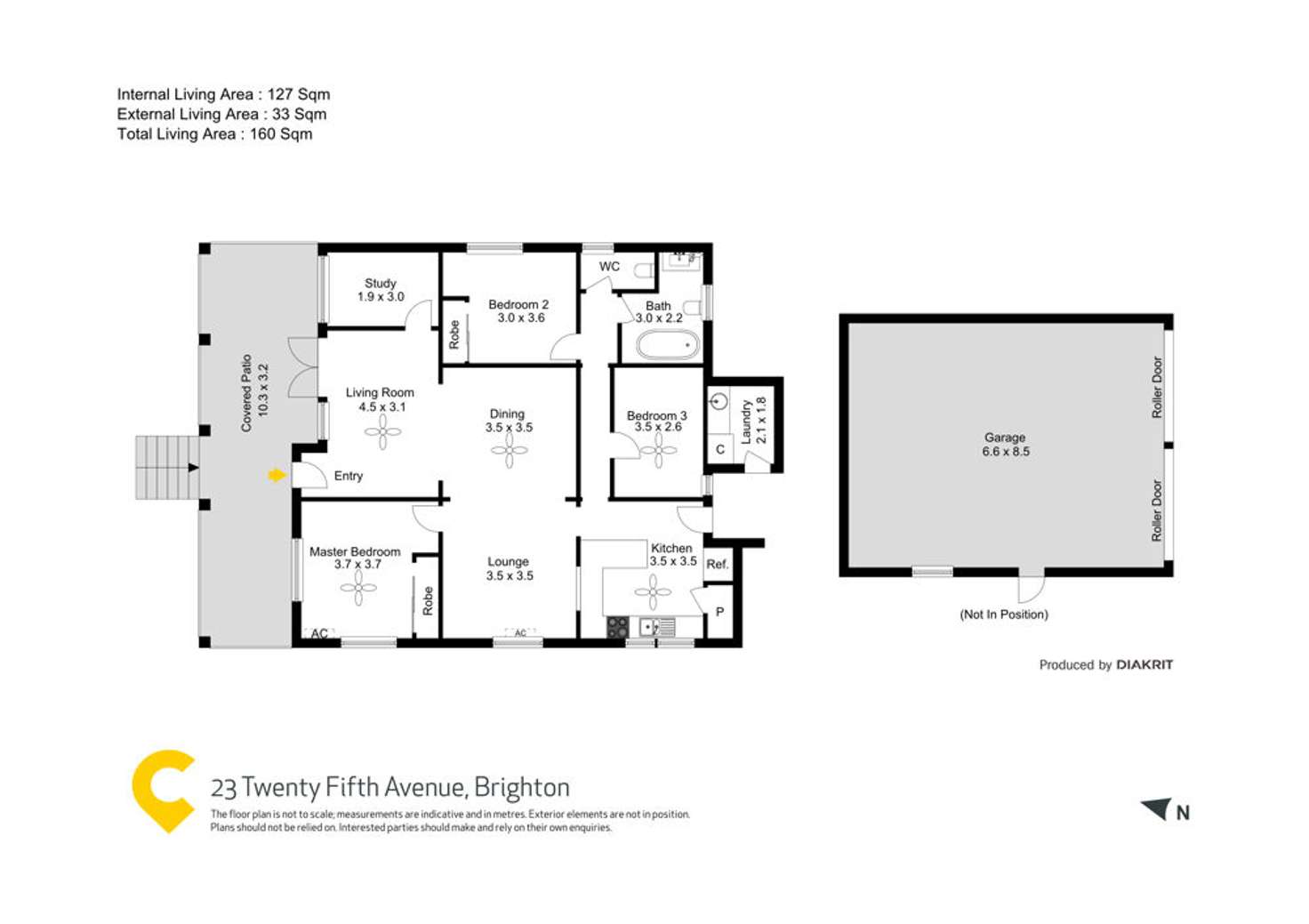 Floorplan of Homely house listing, 23 Twenty Fifth Avenue, Brighton QLD 4017