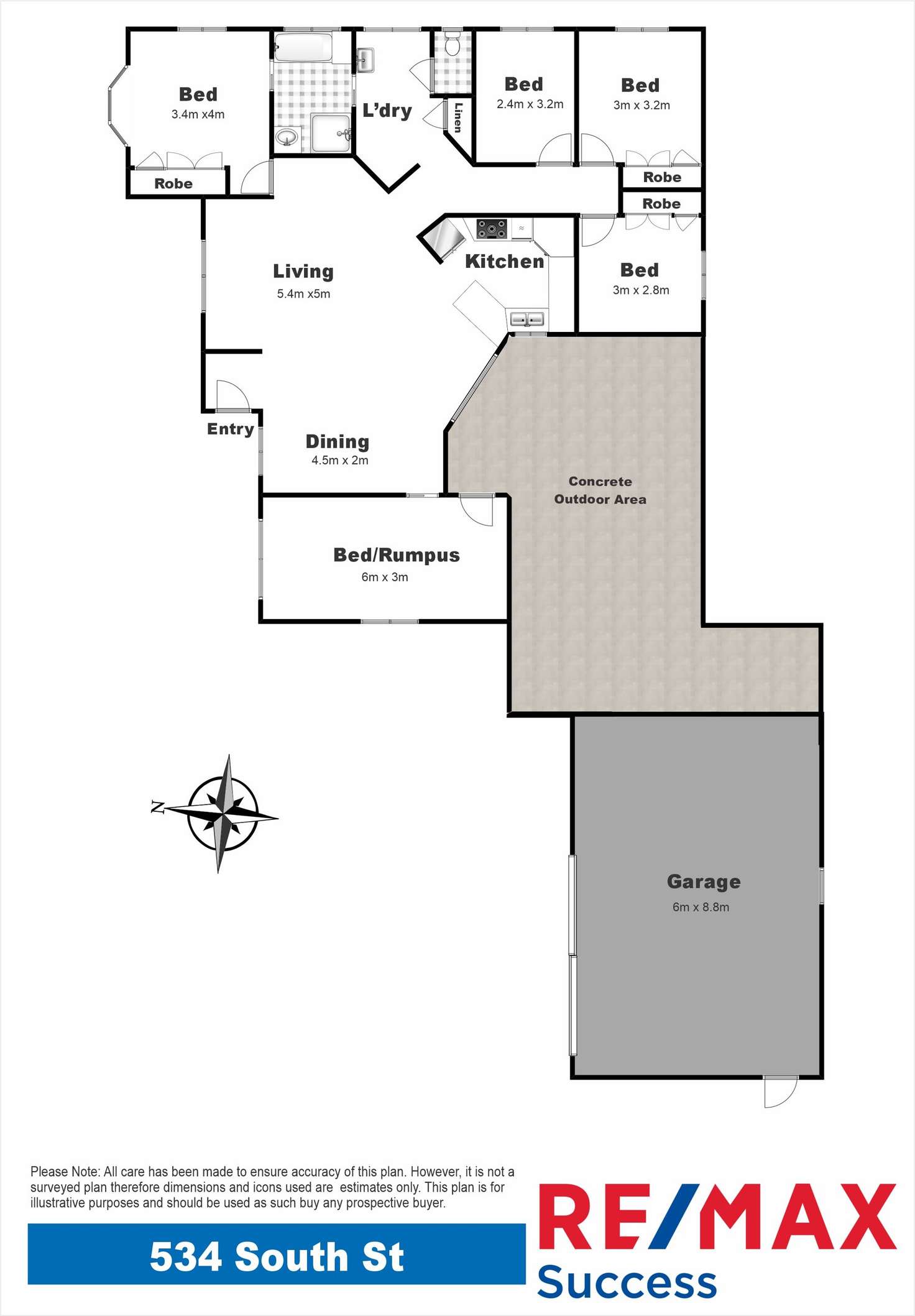 Floorplan of Homely house listing, 534 South Street, Glenvale QLD 4350