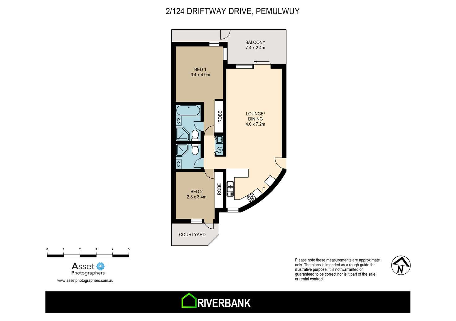 Floorplan of Homely unit listing, 2/124 Driftway Dr, Pemulwuy NSW 2145