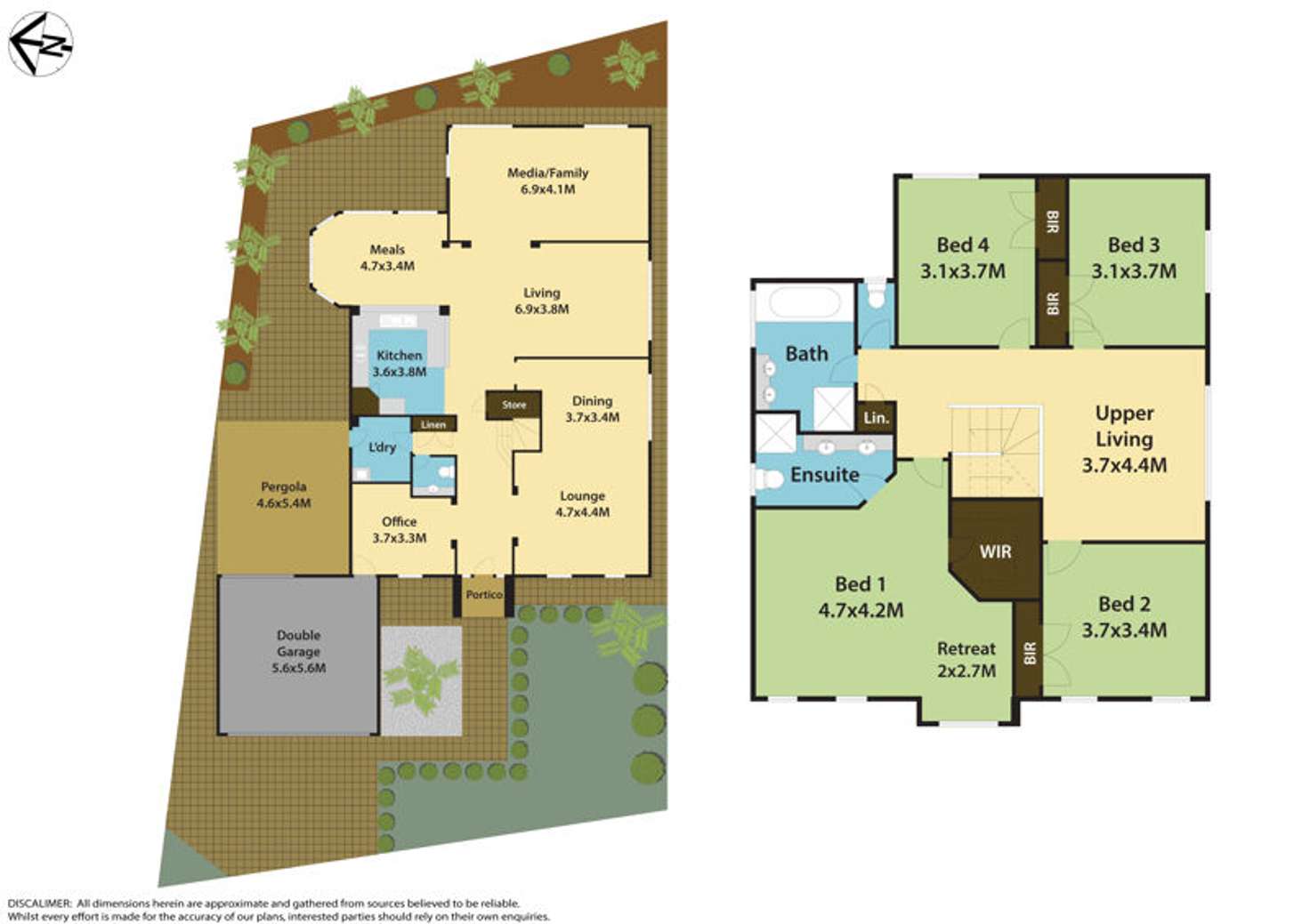 Floorplan of Homely house listing, 39 Burrinjuck Drive, Woodcroft NSW 2767