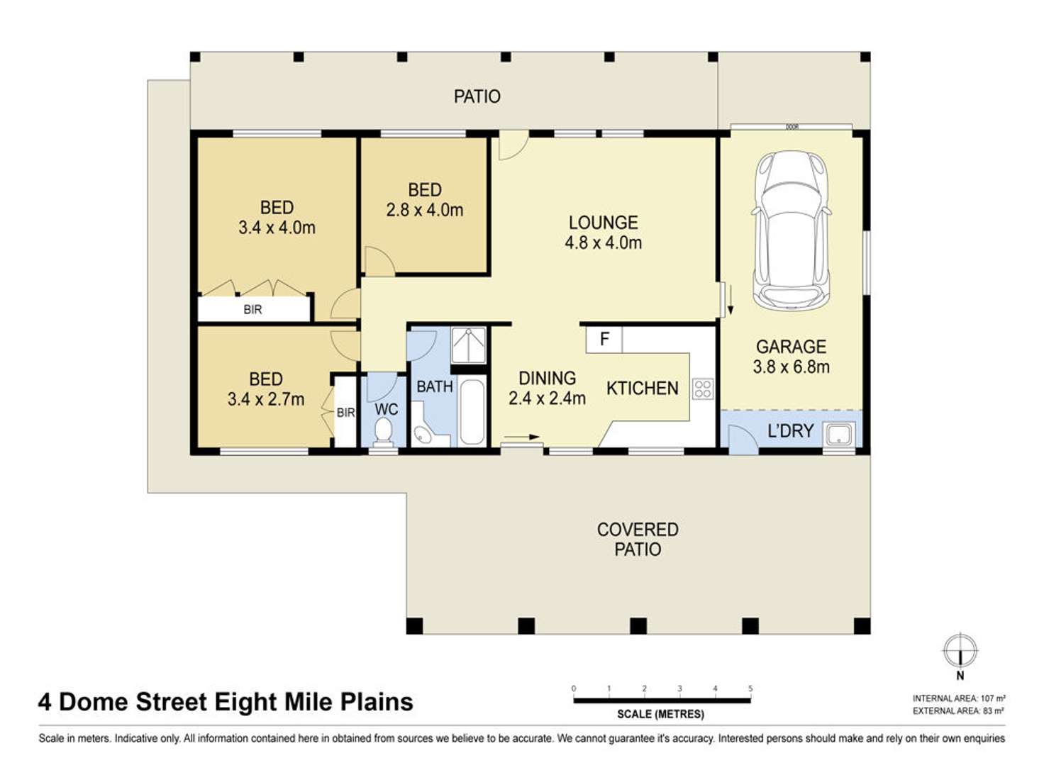 Floorplan of Homely house listing, 4 DOME ST, Eight Mile Plains QLD 4113