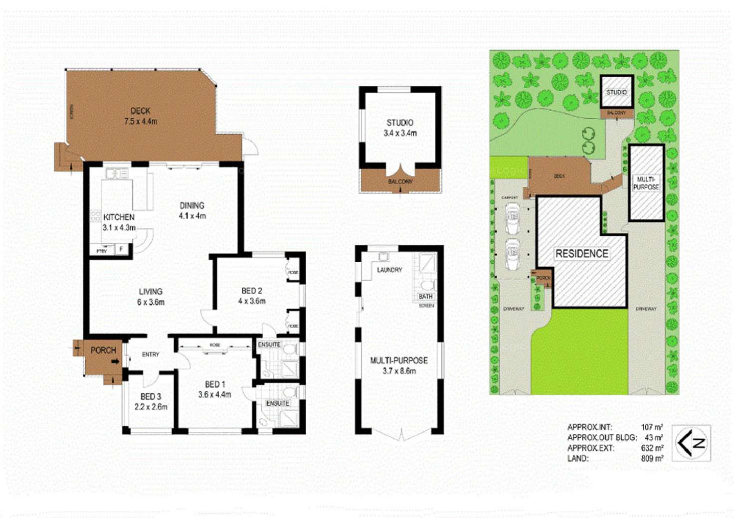 Floorplan of Homely house listing, 32 Lagoon Road, Fingal Head NSW 2487