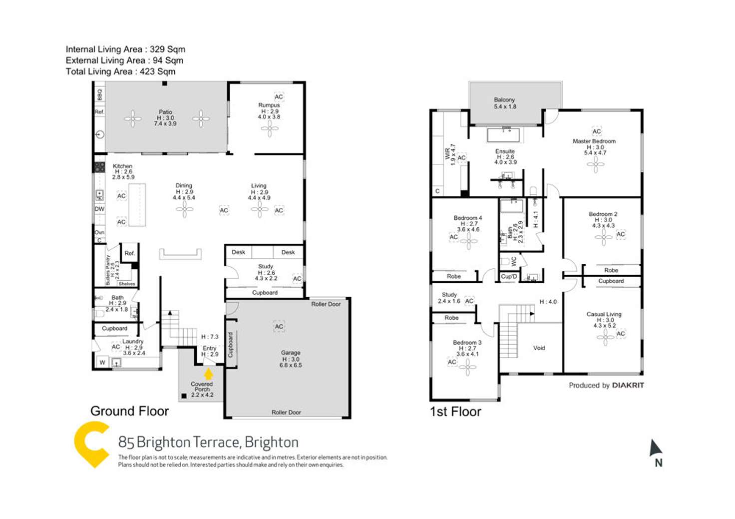 Floorplan of Homely house listing, 85 Brighton Terrace, Brighton QLD 4017