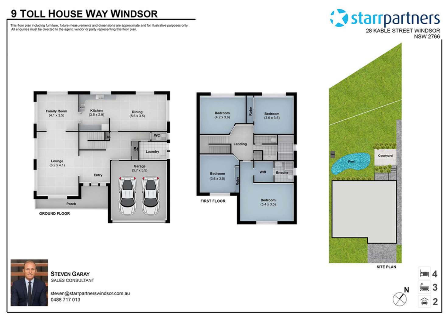 Floorplan of Homely house listing, 9 Toll House Way, Windsor NSW 2756
