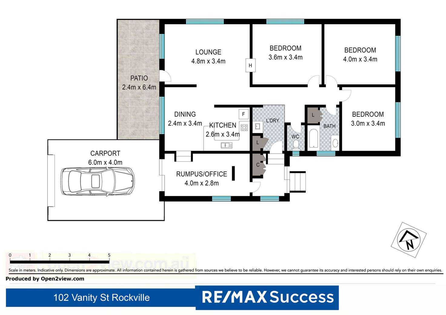 Floorplan of Homely house listing, 102 Vanity Street, Rockville QLD 4350