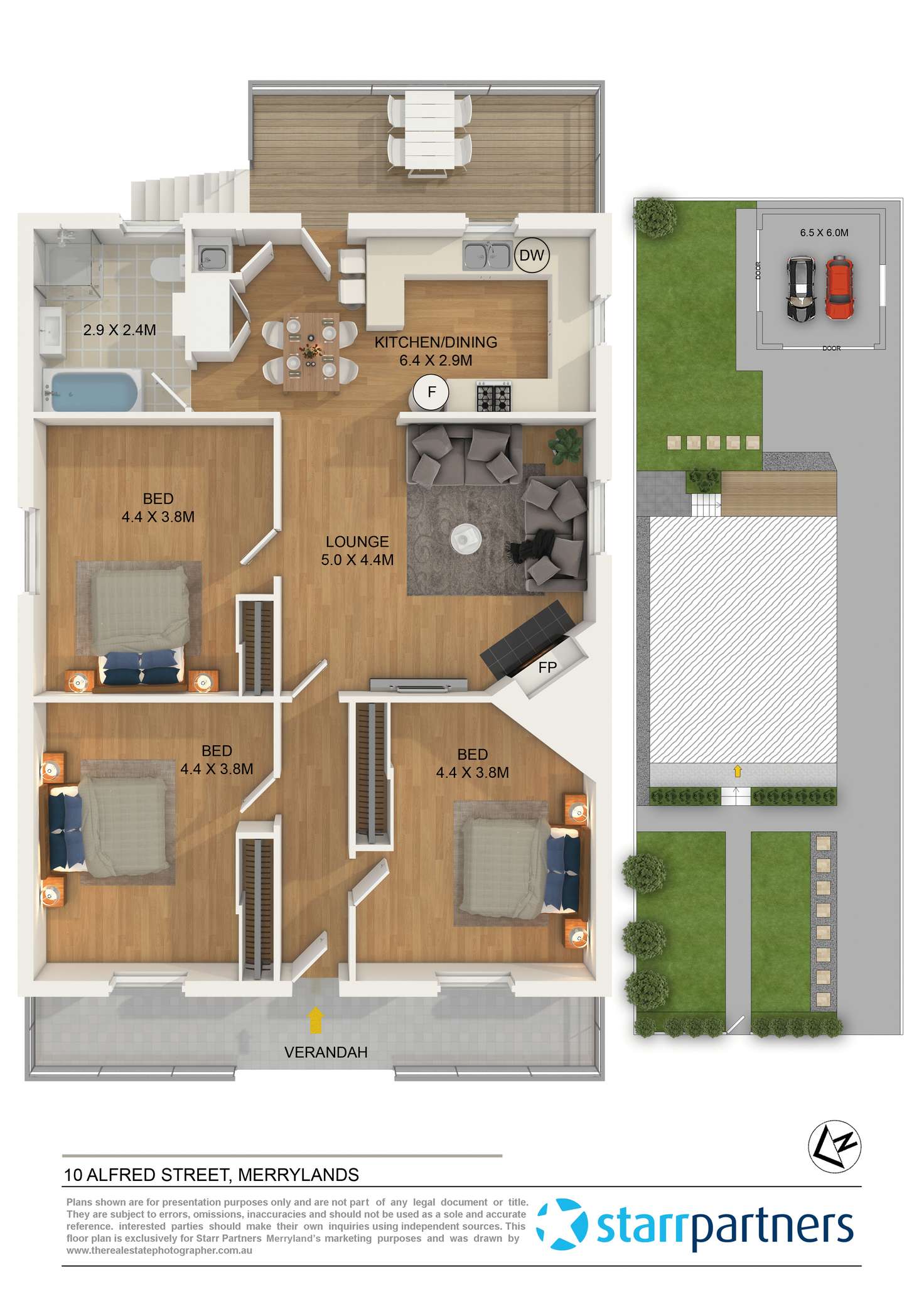 Floorplan of Homely house listing, 10 Alfred Street, Merrylands NSW 2160