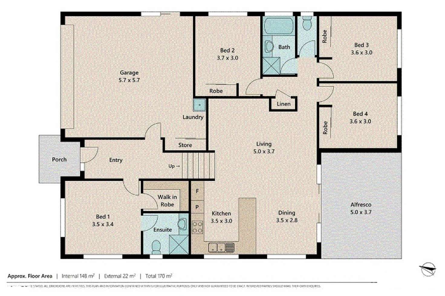 Floorplan of Homely house listing, 26 Neumann Place, Leichhardt QLD 4305