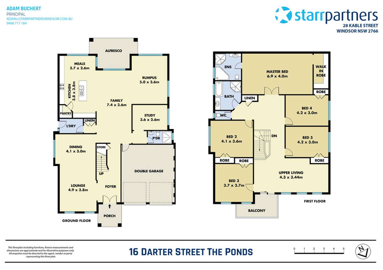 Floorplan of Homely house listing, 16 Darter Street, The Ponds NSW 2769