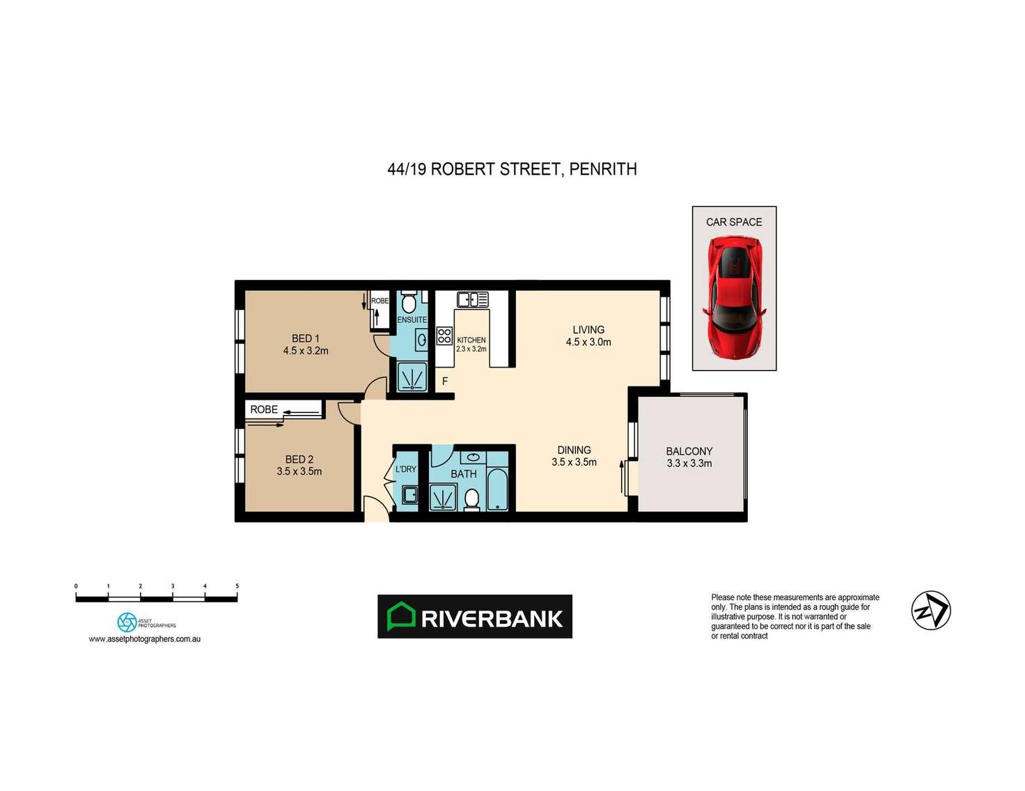 Floorplan of Homely unit listing, 44/13-19 Robert St, Penrith NSW 2750