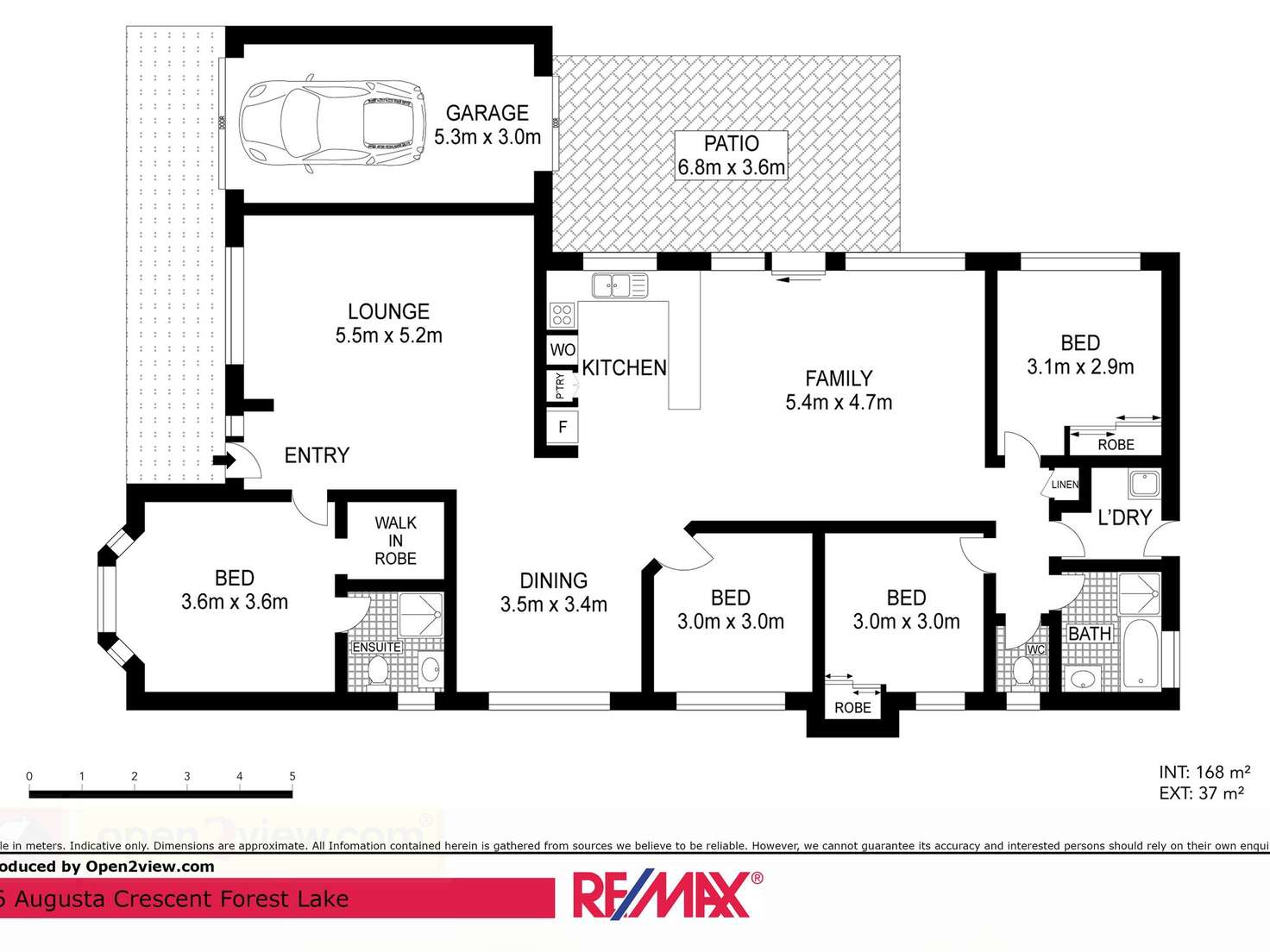 Floorplan of Homely house listing, 6 Augusta Crescent, Forest Lake QLD 4078