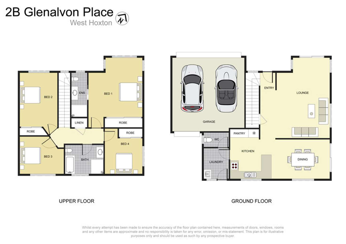 Floorplan of Homely house listing, 2B Glenalvon Place, West Hoxton NSW 2171
