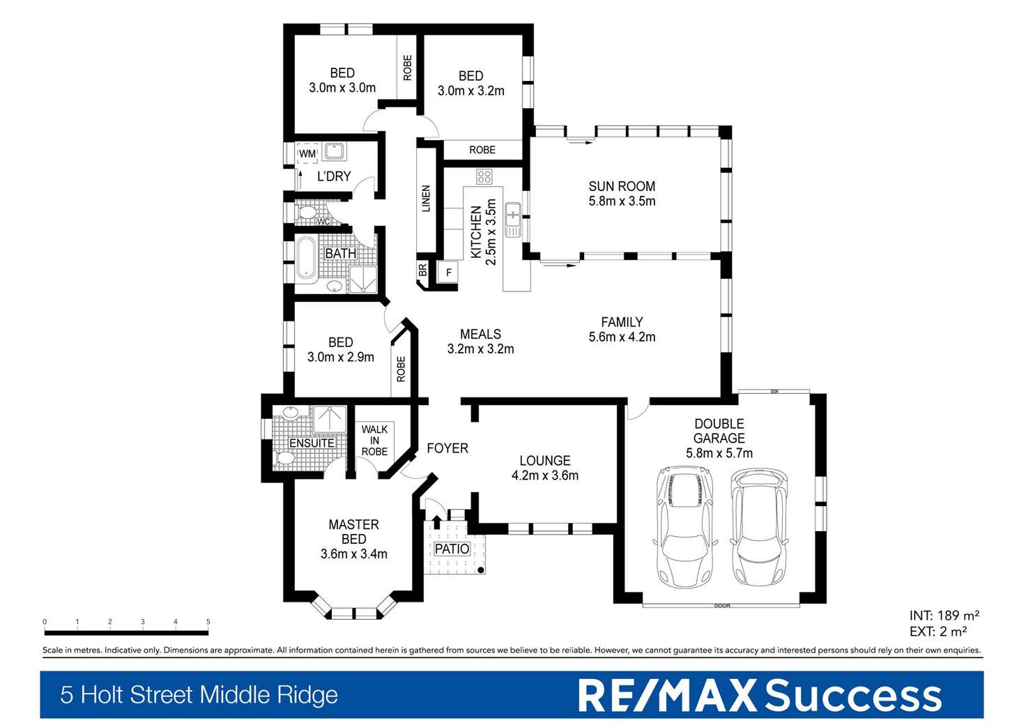 Floorplan of Homely house listing, 5 Holt Street, Middle Ridge QLD 4350