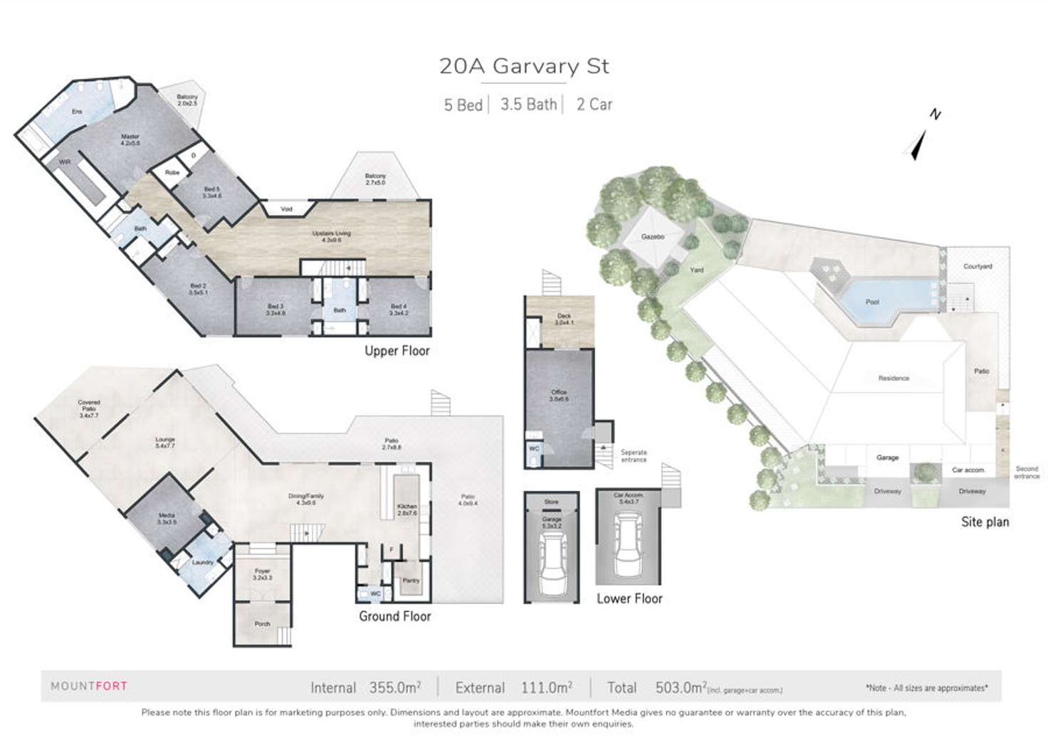 Floorplan of Homely house listing, 20a Garvary st, Holland Park West QLD 4121