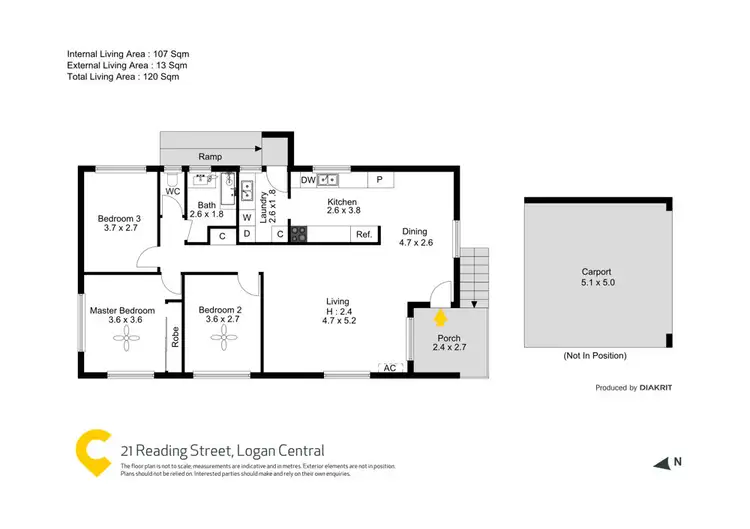 Floorplan of Homely house listing, 21 Reading Street, Logan Central QLD 4114