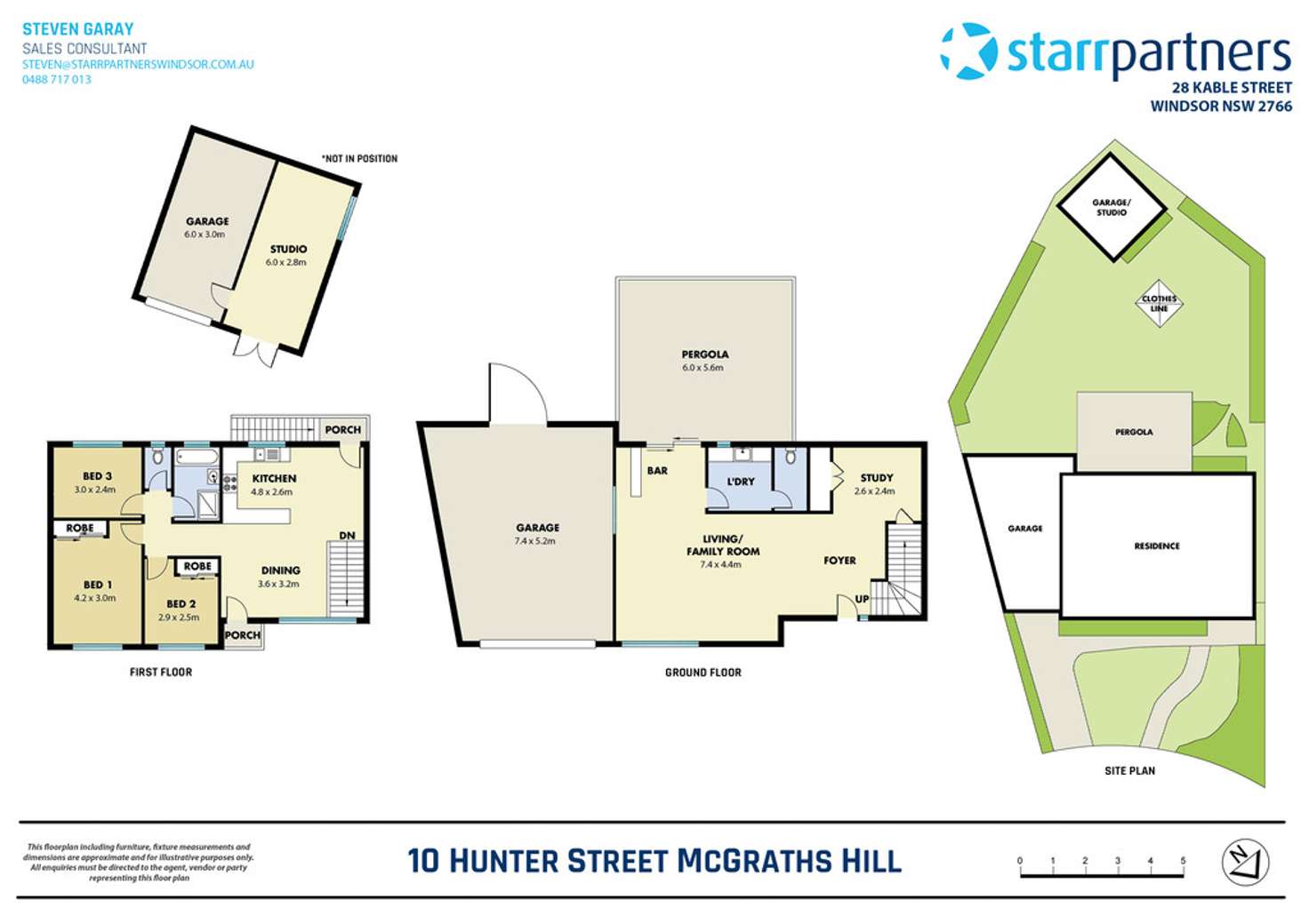 Floorplan of Homely house listing, 10 Hunter Street, Mcgraths Hill NSW 2756