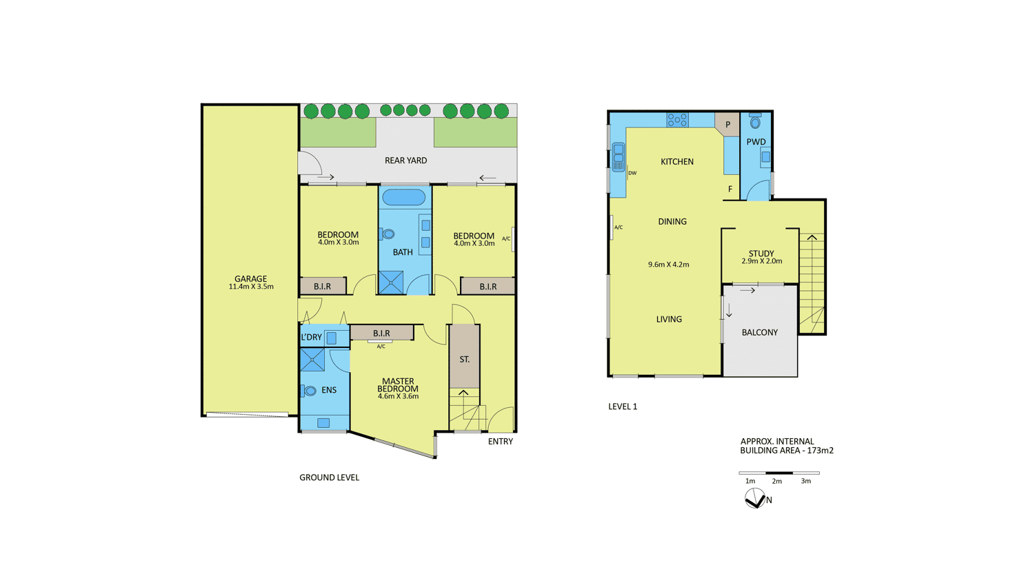 Floorplan of Homely townhouse listing, 1A St Kinnord Street, Aberfeldie VIC 3040