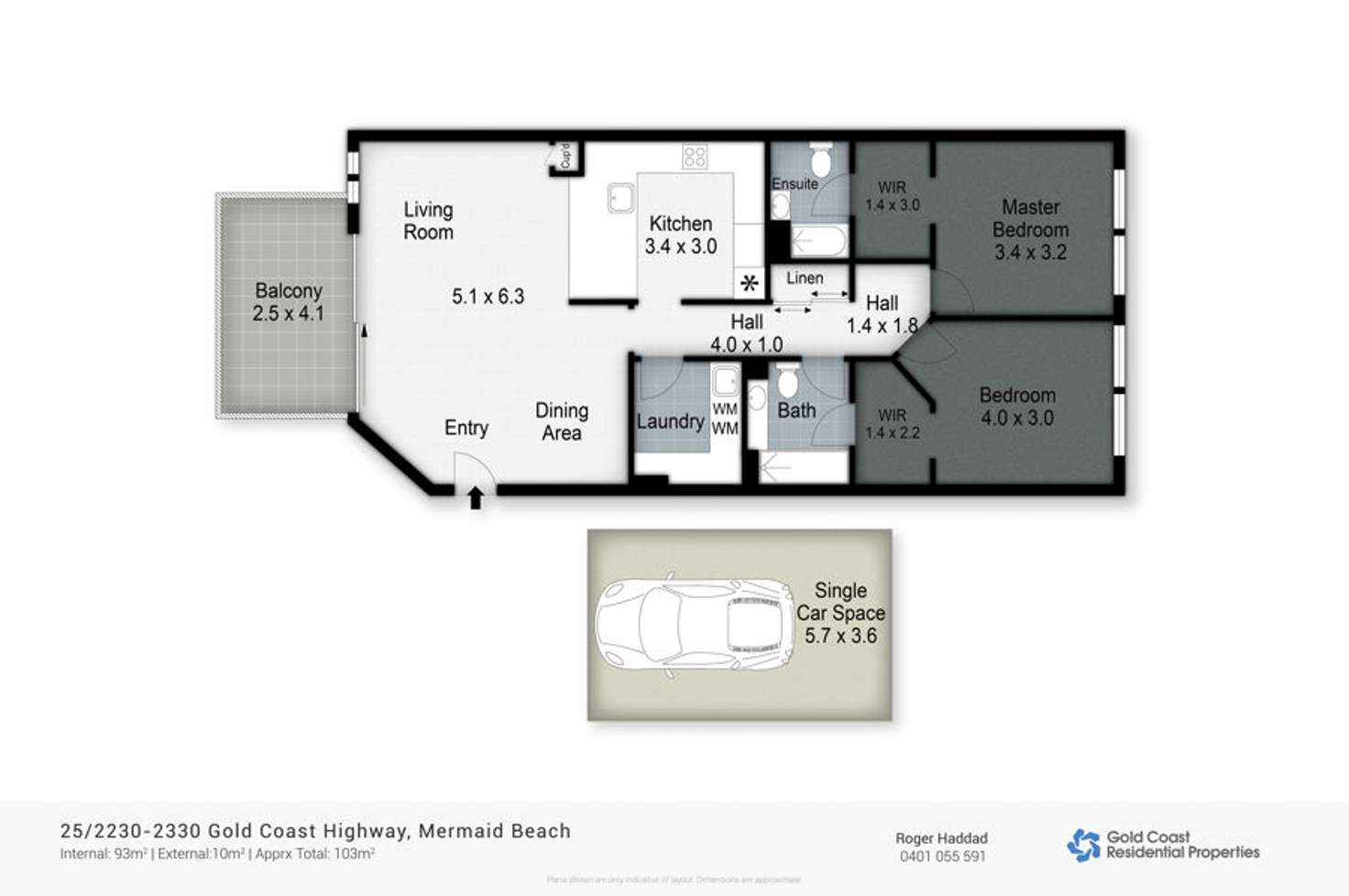 Floorplan of Homely apartment listing, 25/2320-2330 Gold Coast Hwy, Mermaid Beach QLD 4218