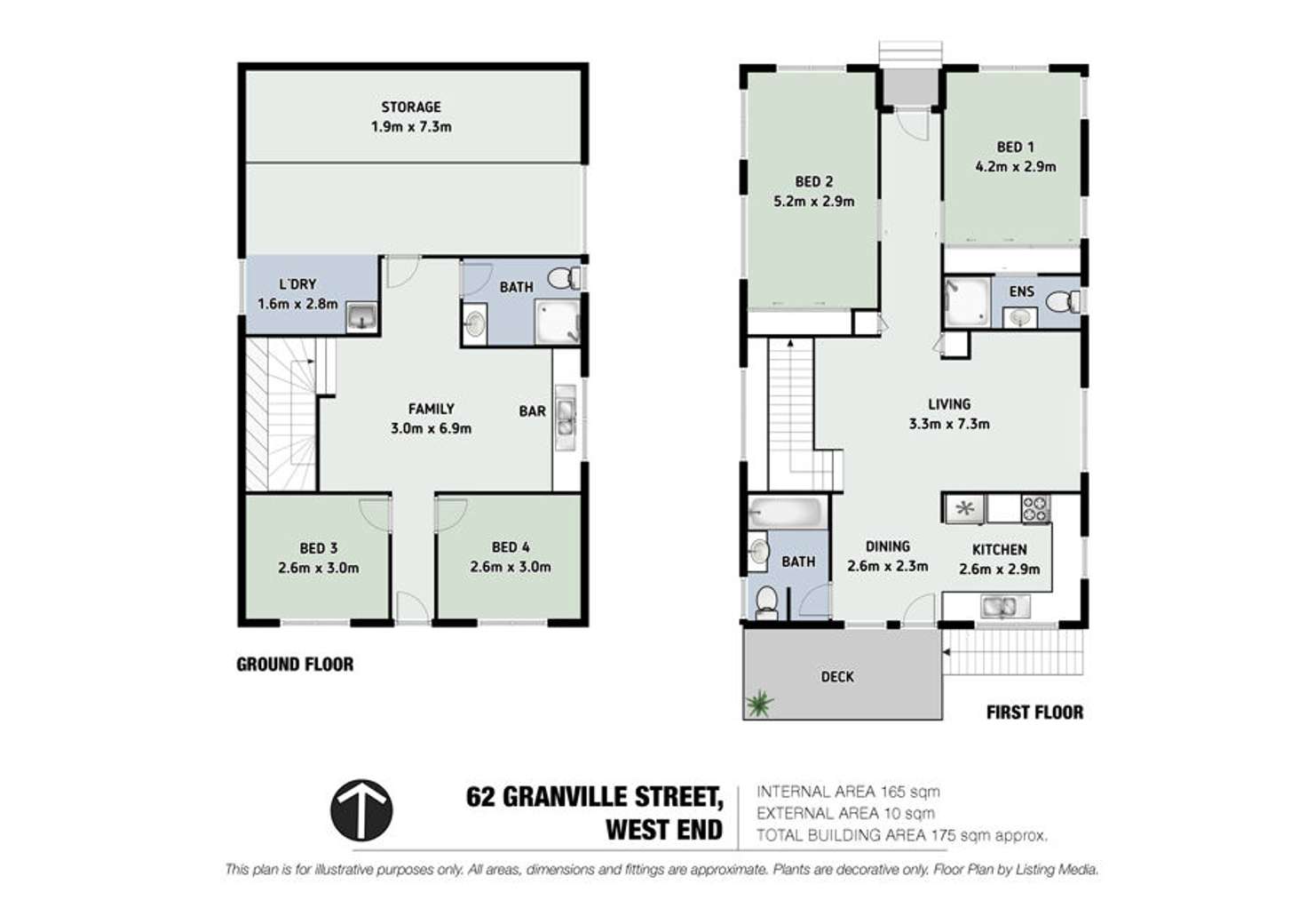 Floorplan of Homely house listing, 62 Granville Street, West End QLD 4101