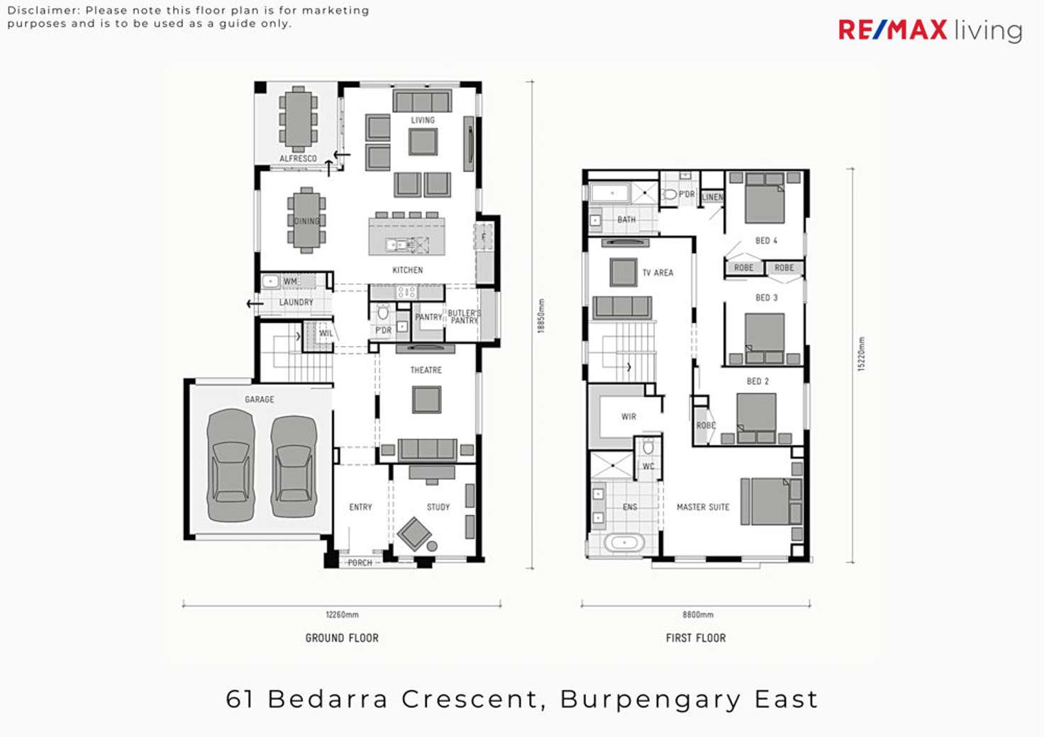 Floorplan of Homely house listing, 61 Bedarra Crescent, Burpengary East QLD 4505