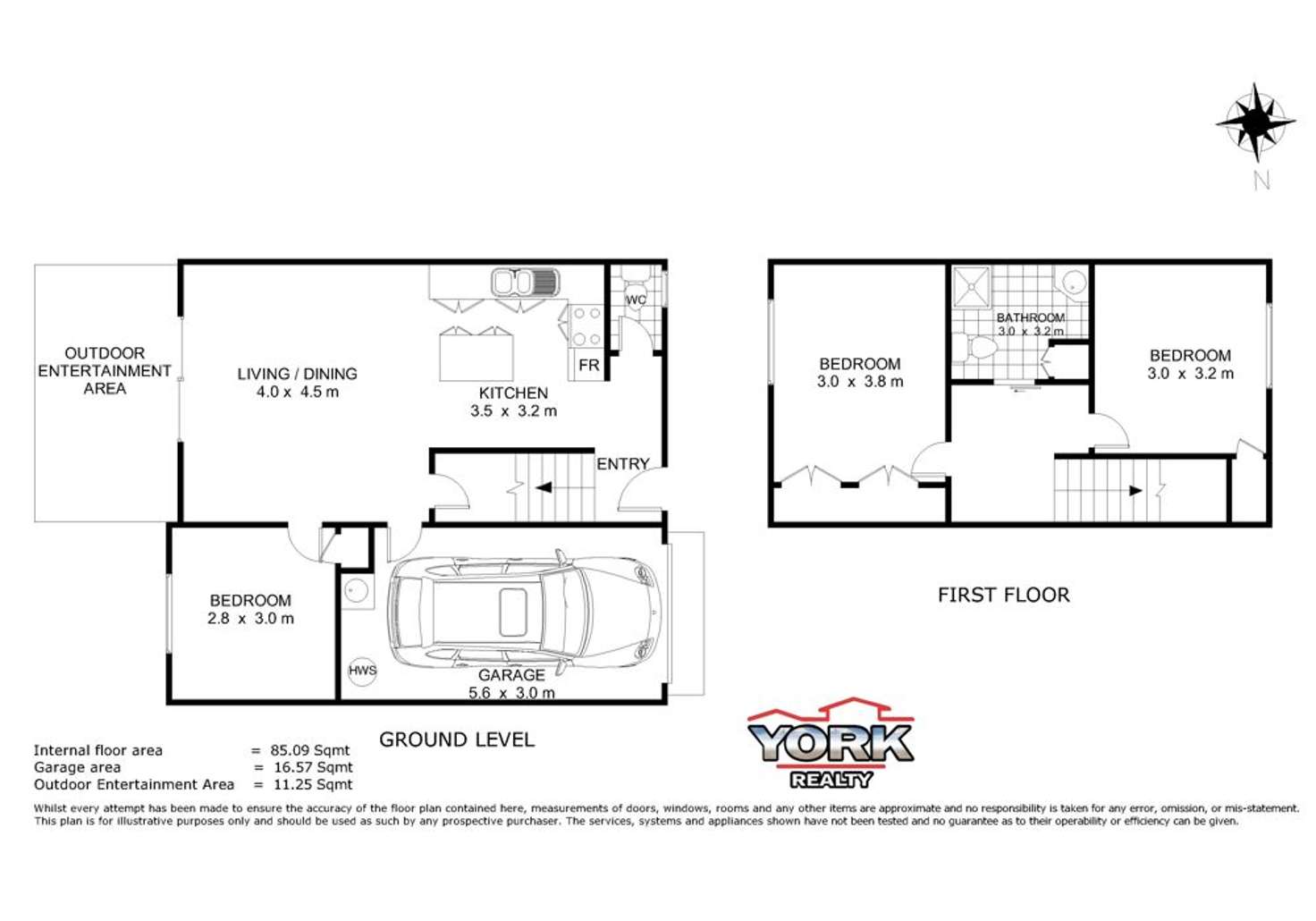 Floorplan of Homely unit listing, 3/173 North Street, Rockville QLD 4350