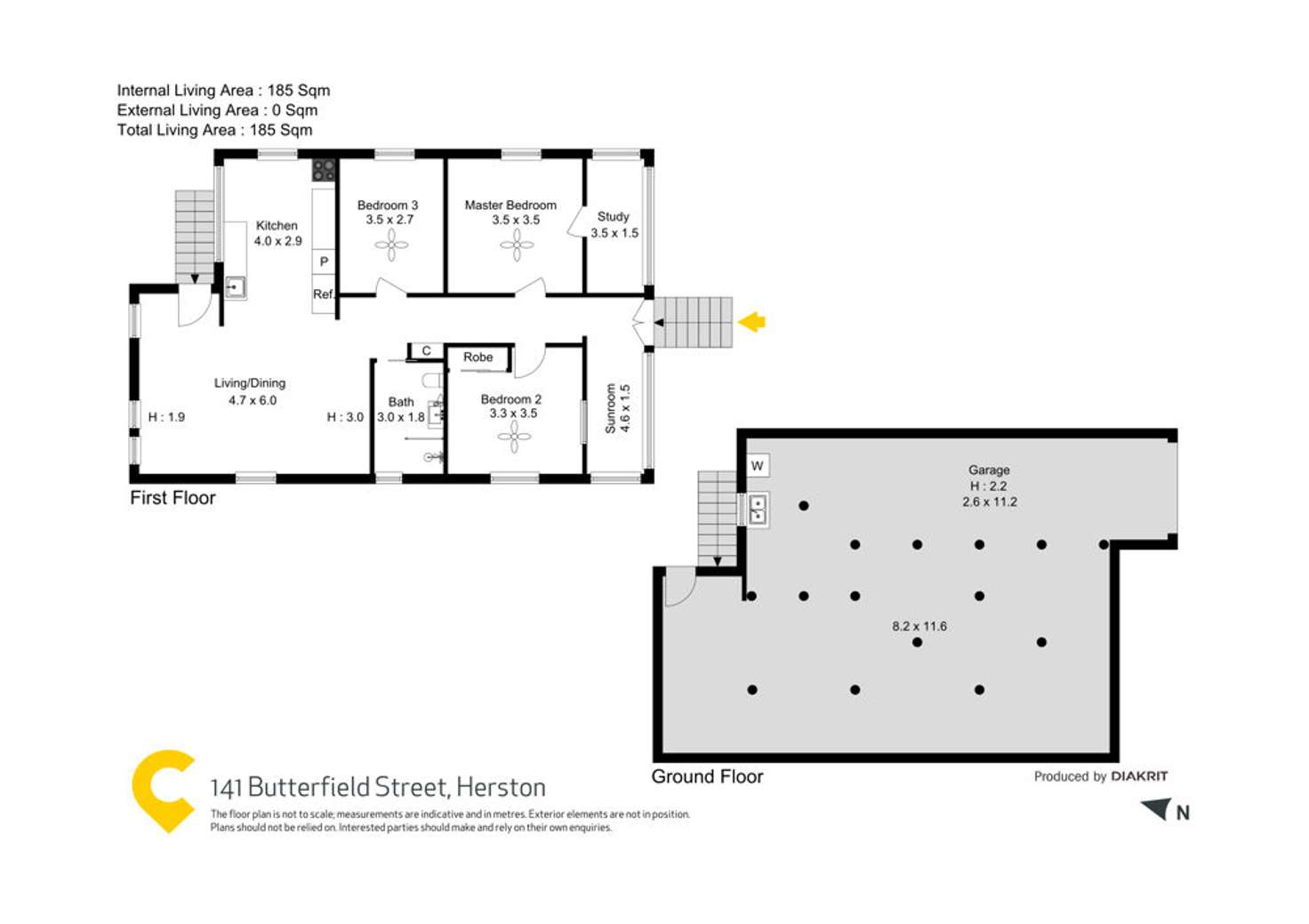 Floorplan of Homely house listing, 141 Butterfield Street, Herston QLD 4006
