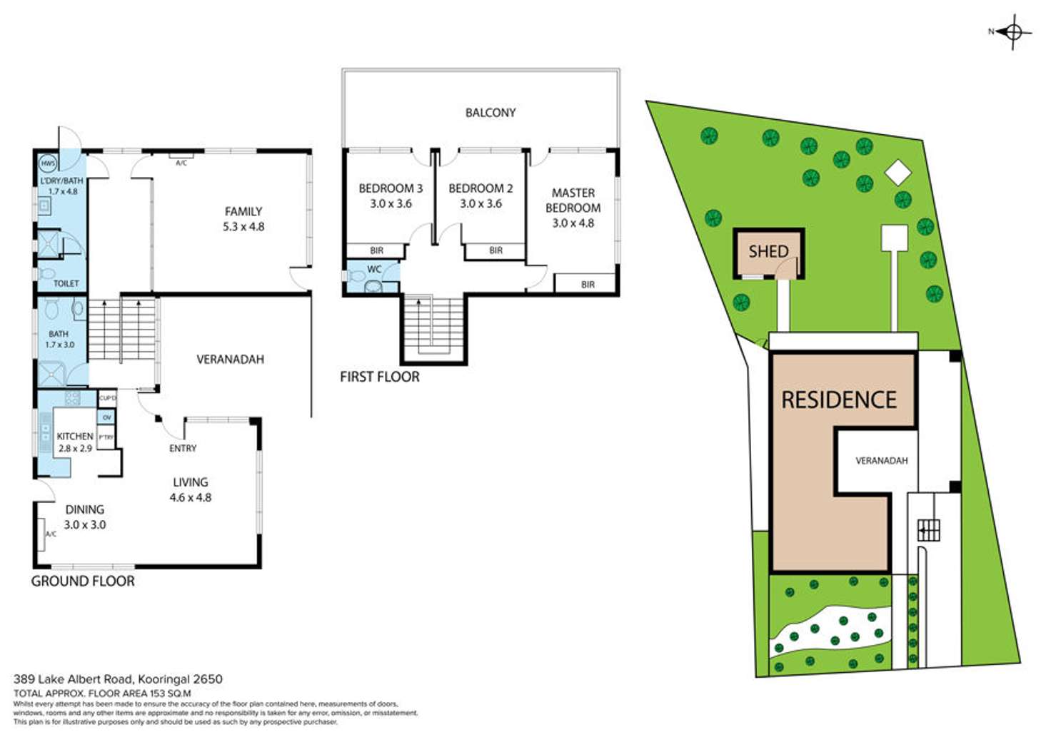 Floorplan of Homely house listing, 389 Lake Albert Road, Kooringal NSW 2650