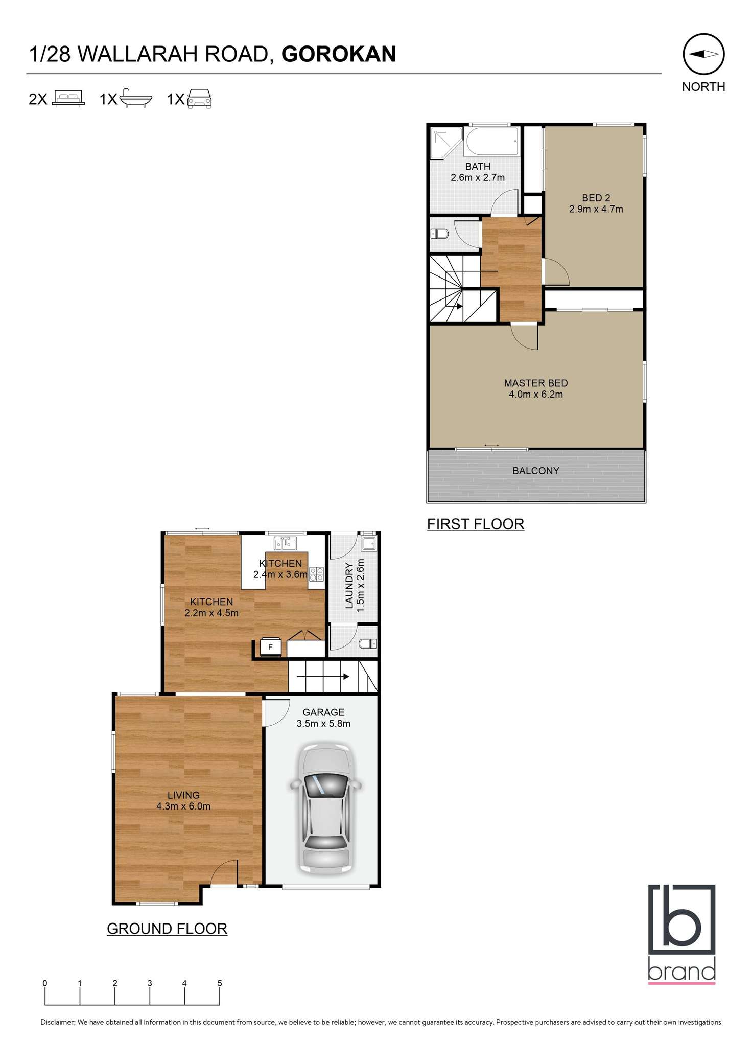 Floorplan of Homely house listing, 1/28 Wallarah Road, Gorokan NSW 2263