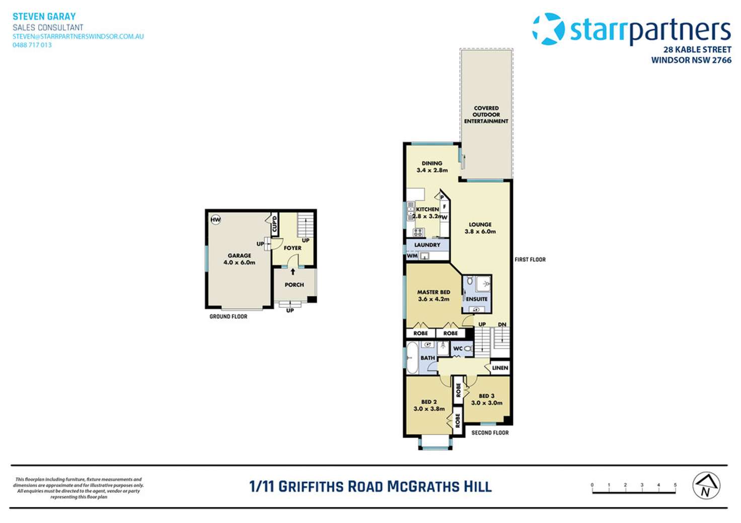 Floorplan of Homely house listing, 1/11 Griffiths Road, Mcgraths Hill NSW 2756