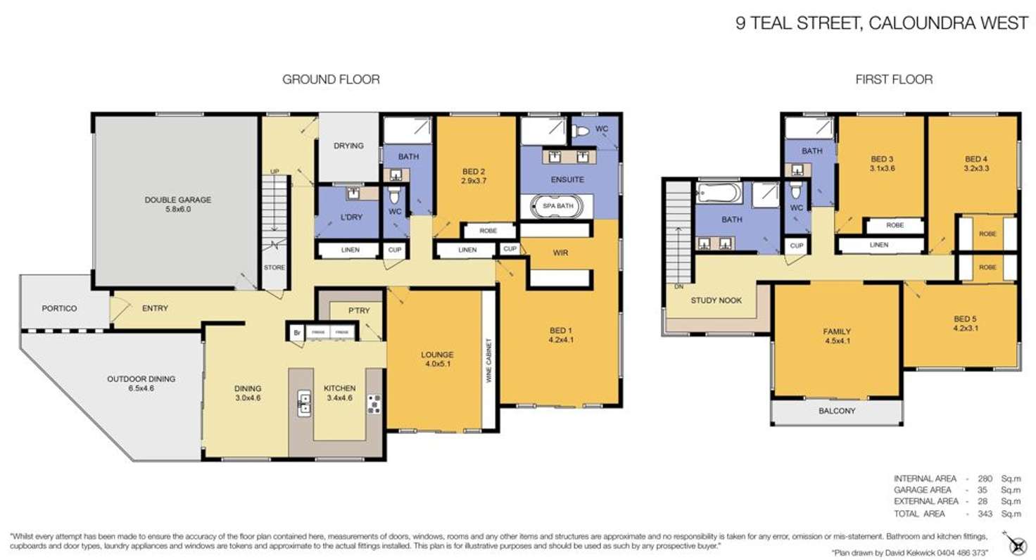 Floorplan of Homely house listing, 9 Teal Street, Caloundra West QLD 4551