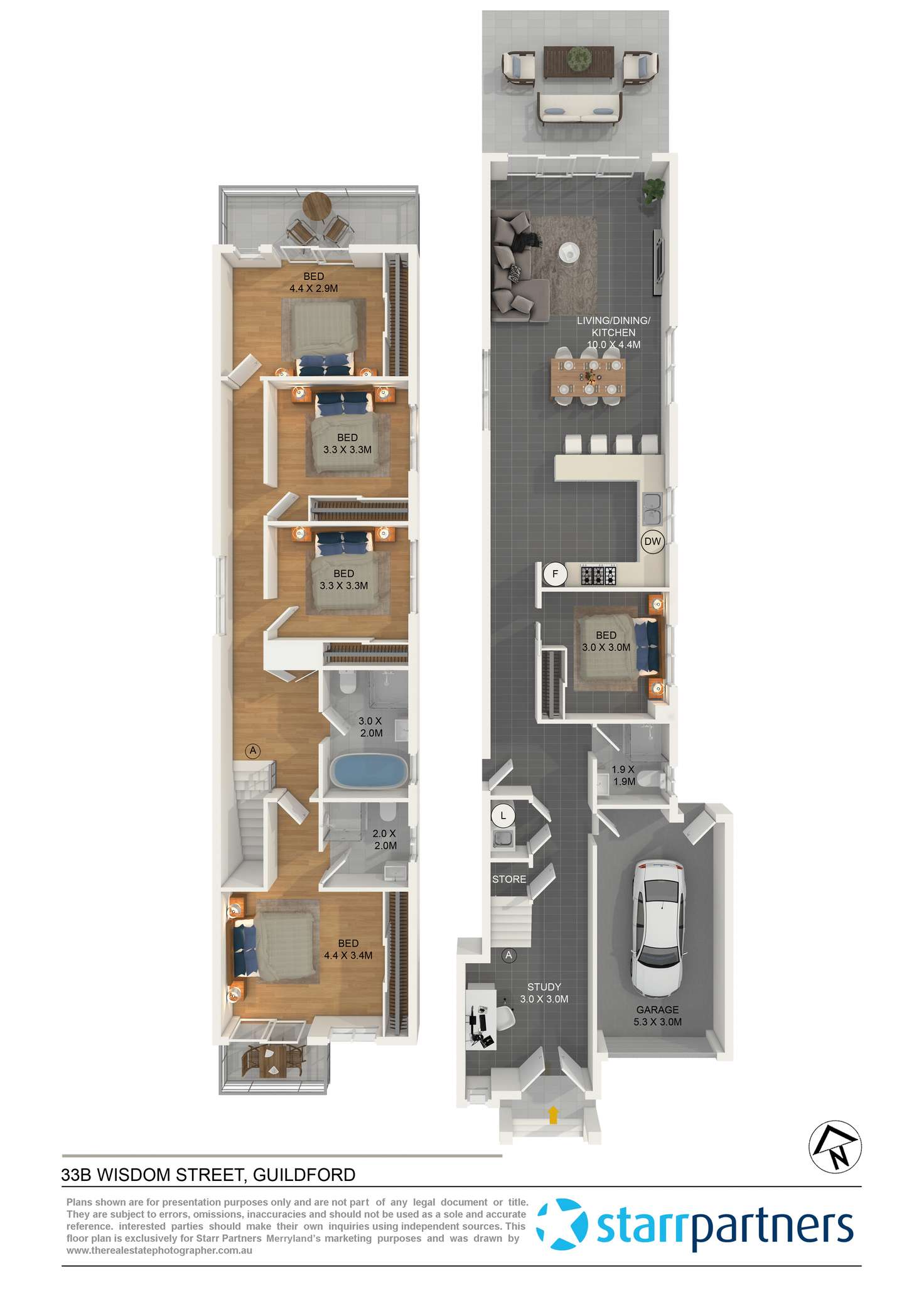 Floorplan of Homely house listing, 33b Wisdom Street, Guildford NSW 2161