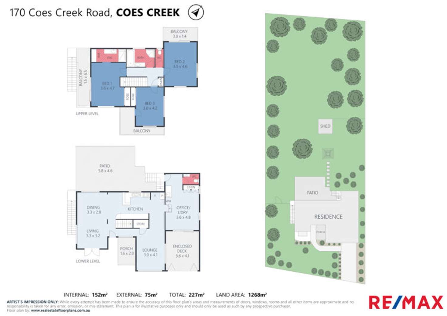 Floorplan of Homely house listing, 170 Coes Creek Road, Coes Creek QLD 4560