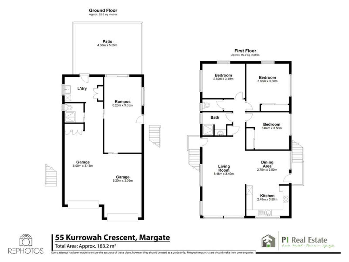 Floorplan of Homely house listing, 55 Kurrowah Cres, Margate QLD 4019