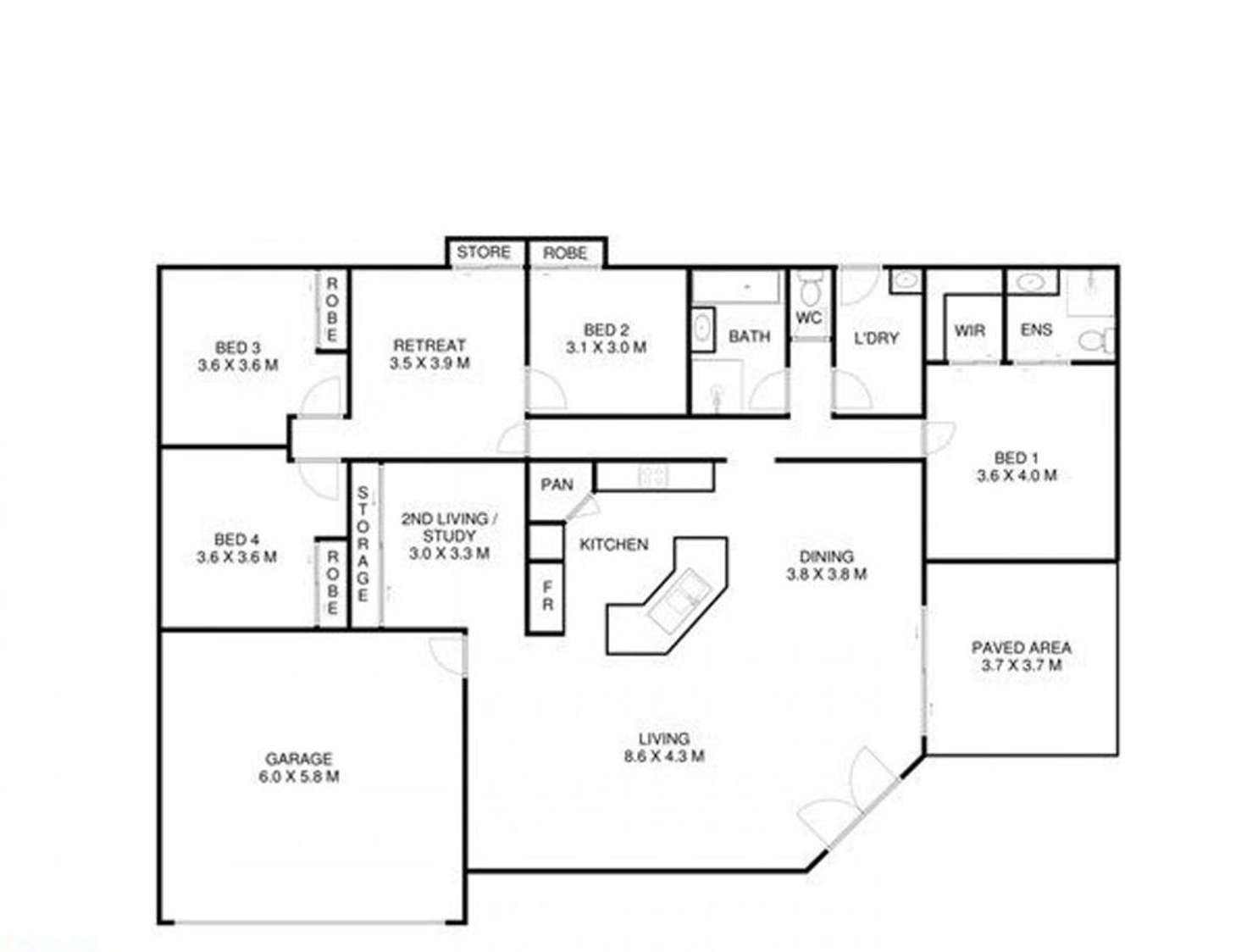 Floorplan of Homely house listing, 21 Cuttaburra Crescent, Glenvale QLD 4350