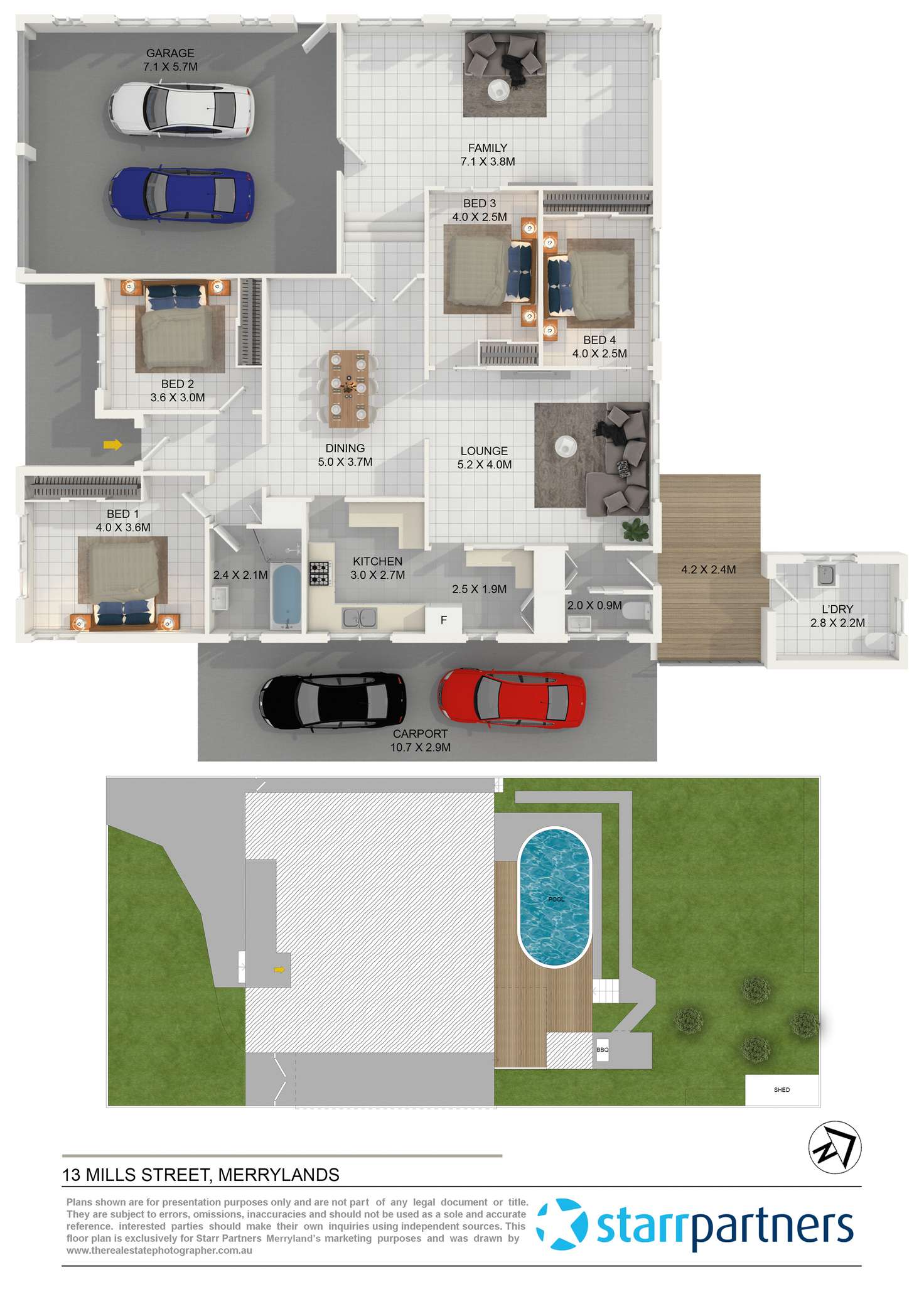 Floorplan of Homely house listing, 13 Mills Street, Merrylands NSW 2160