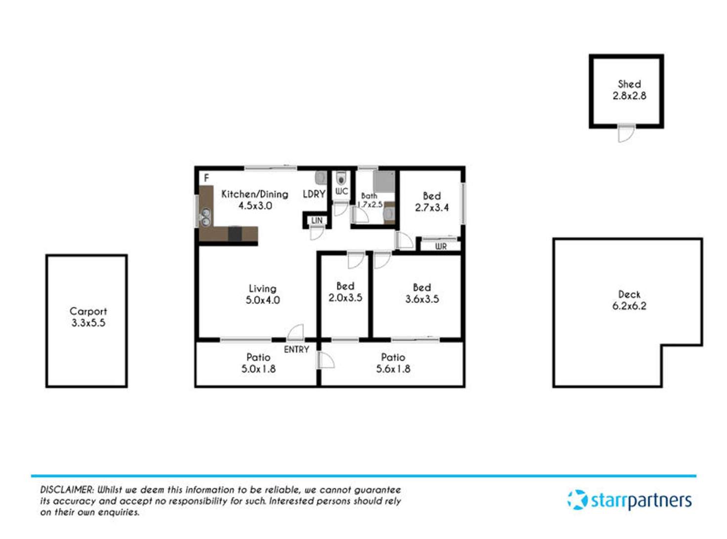 Floorplan of Homely house listing, 51 Parker Street, Penrith NSW 2750