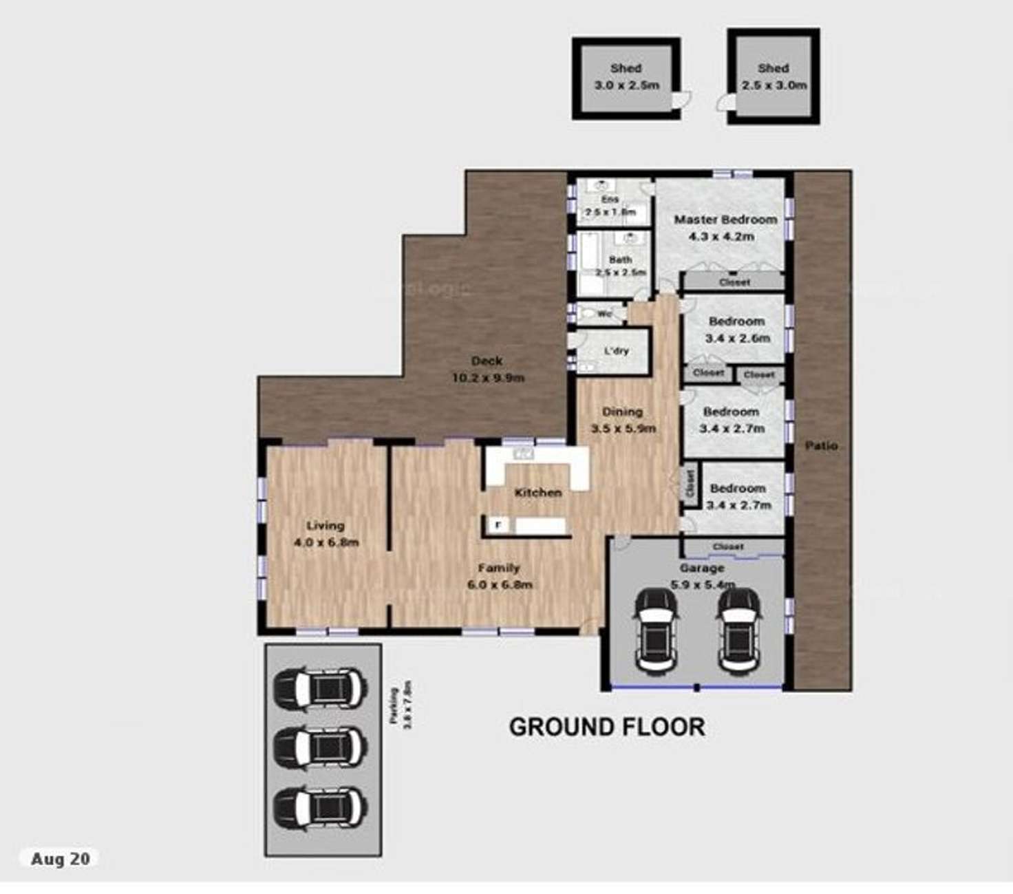 Floorplan of Homely house listing, 47 dubarry street, Sunnybank Hills QLD 4109