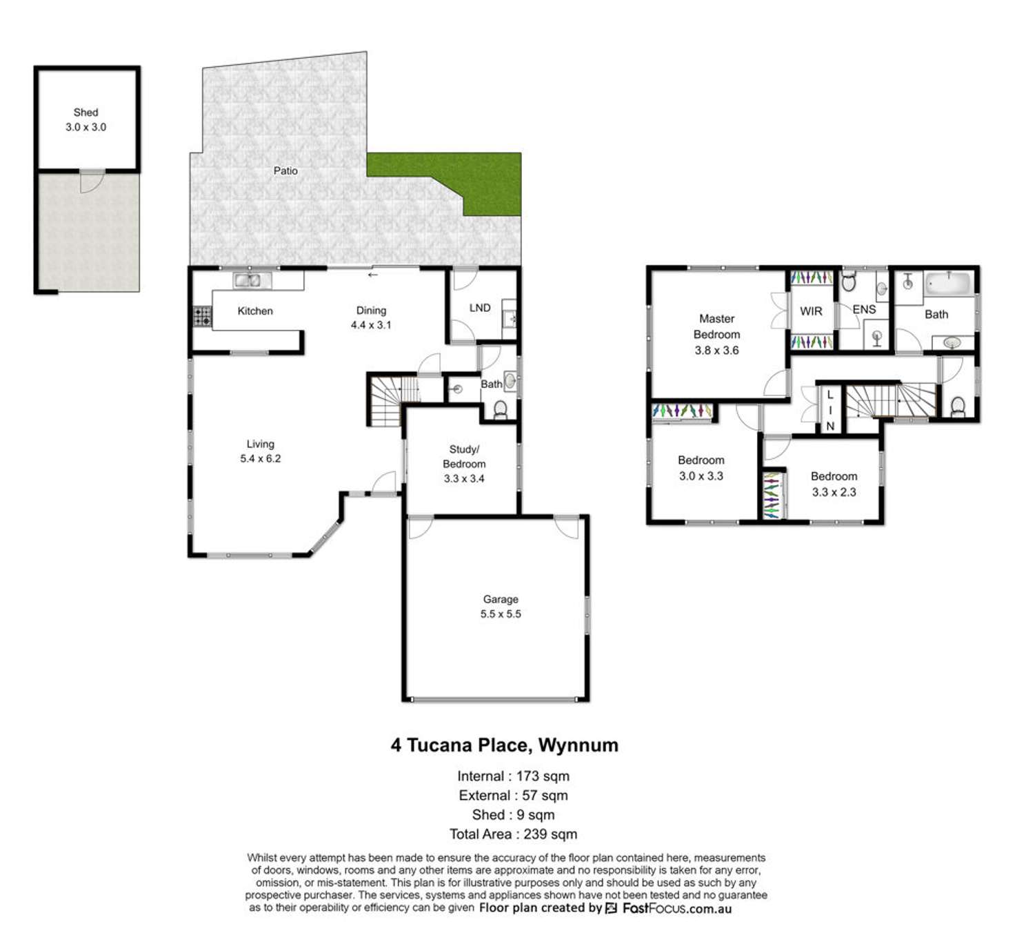 Floorplan of Homely house listing, 4 Tucana Place, Wynnum QLD 4178