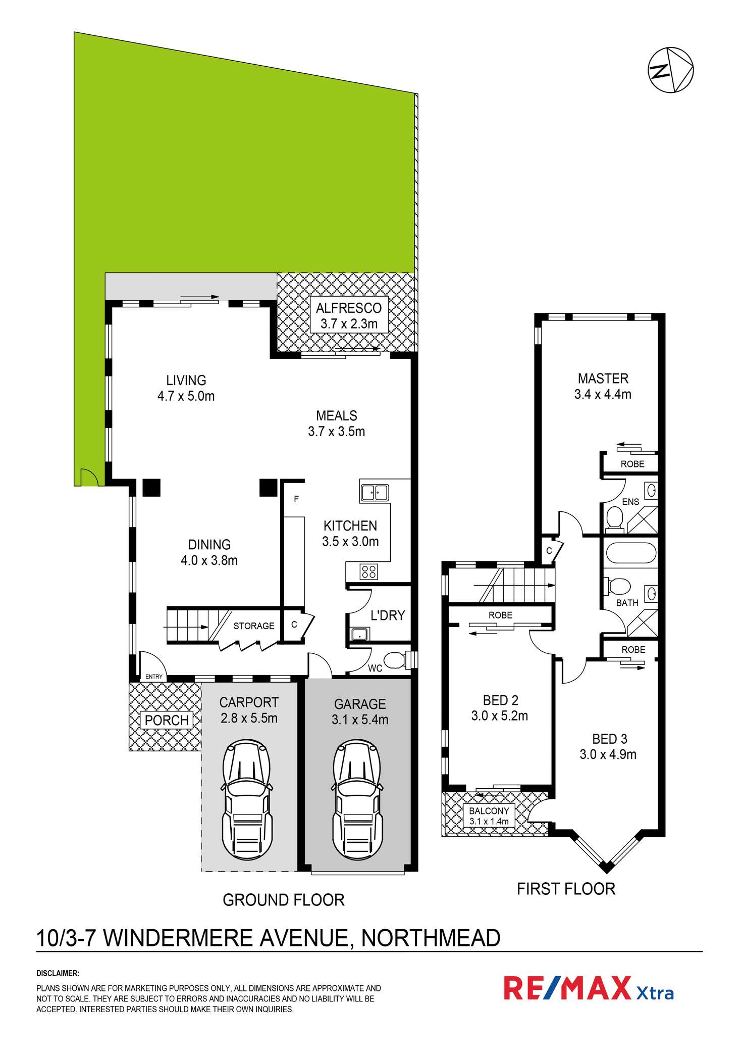 Floorplan of Homely house listing, 10/3-5 Windermere Avenue, Northmead NSW 2152