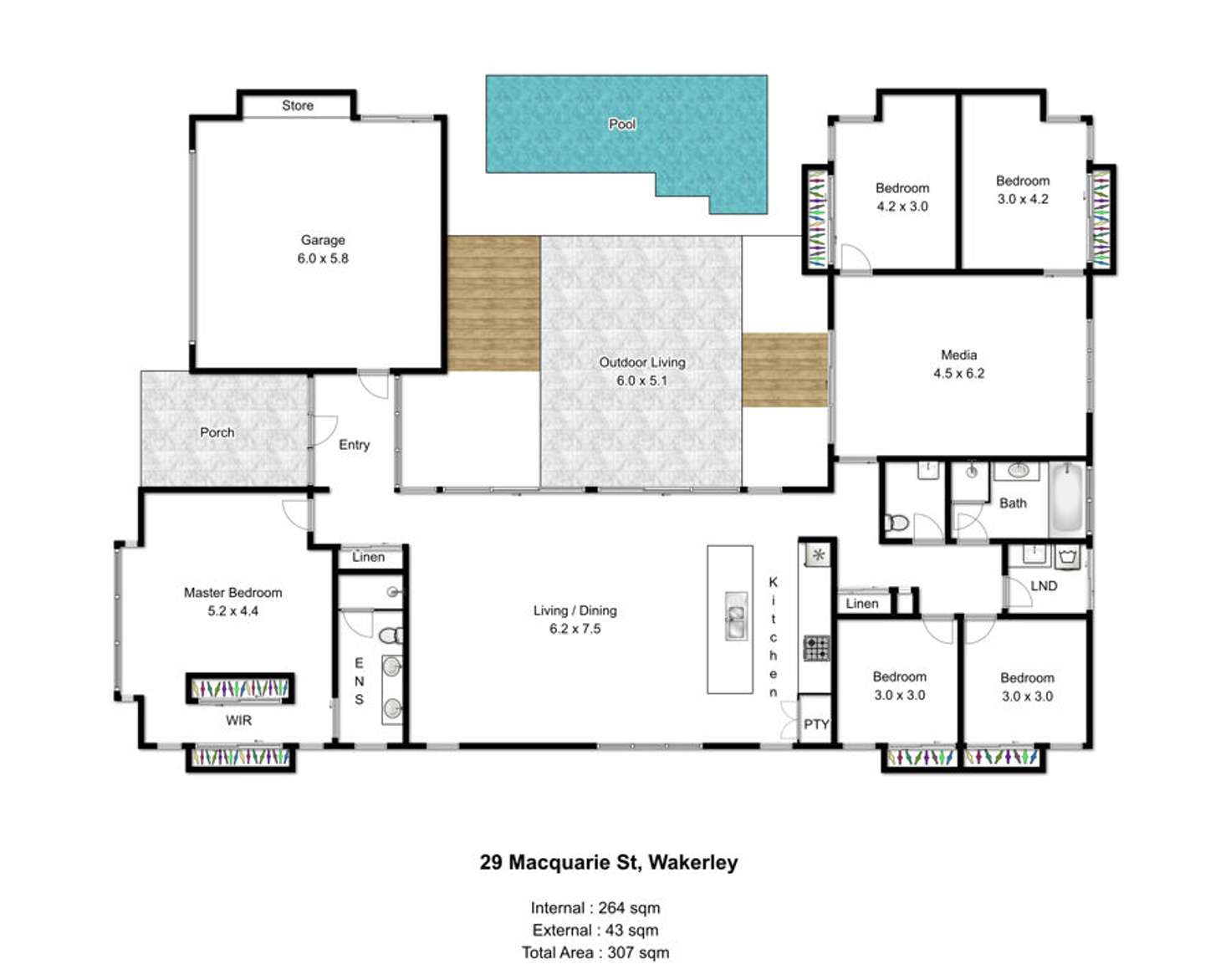 Floorplan of Homely house listing, 29 Macquarie Street, Wakerley QLD 4154