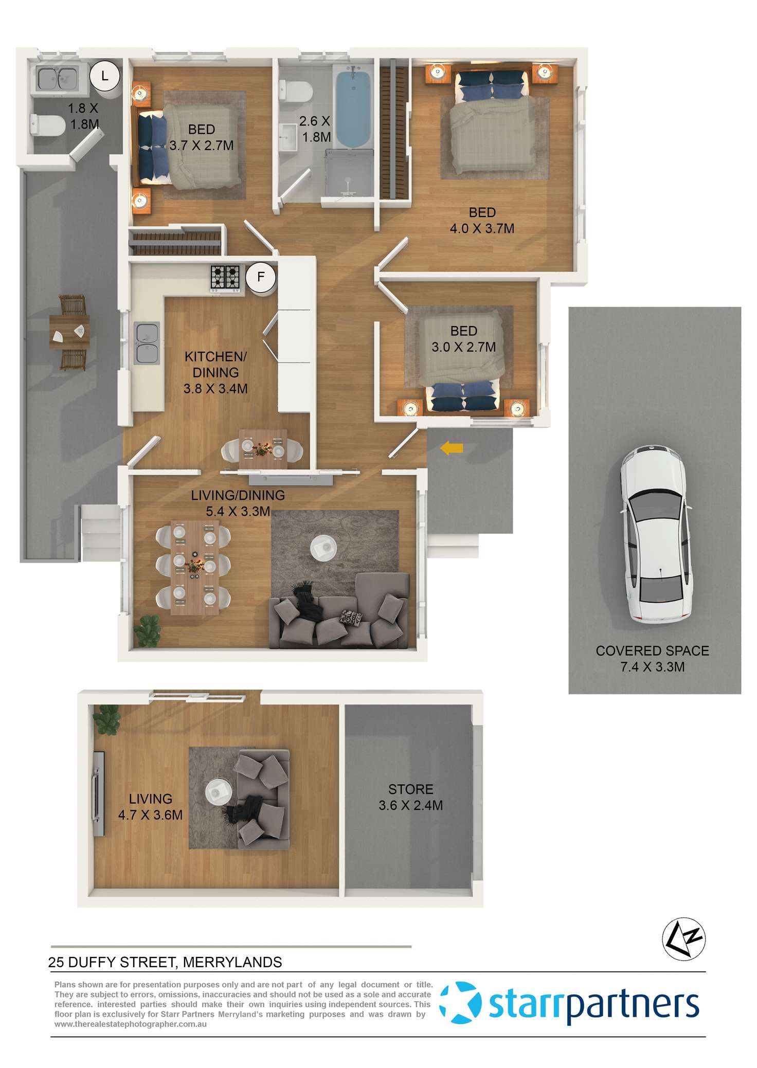 Floorplan of Homely house listing, 25 Duffy Street, Merrylands NSW 2160