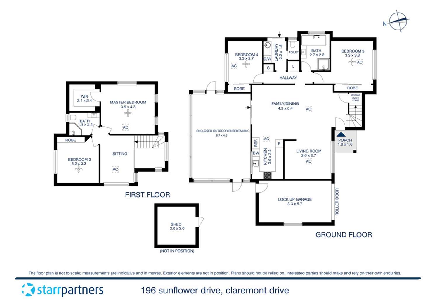 Floorplan of Homely house listing, 196 Sunflower Drive, Claremont Meadows NSW 2747