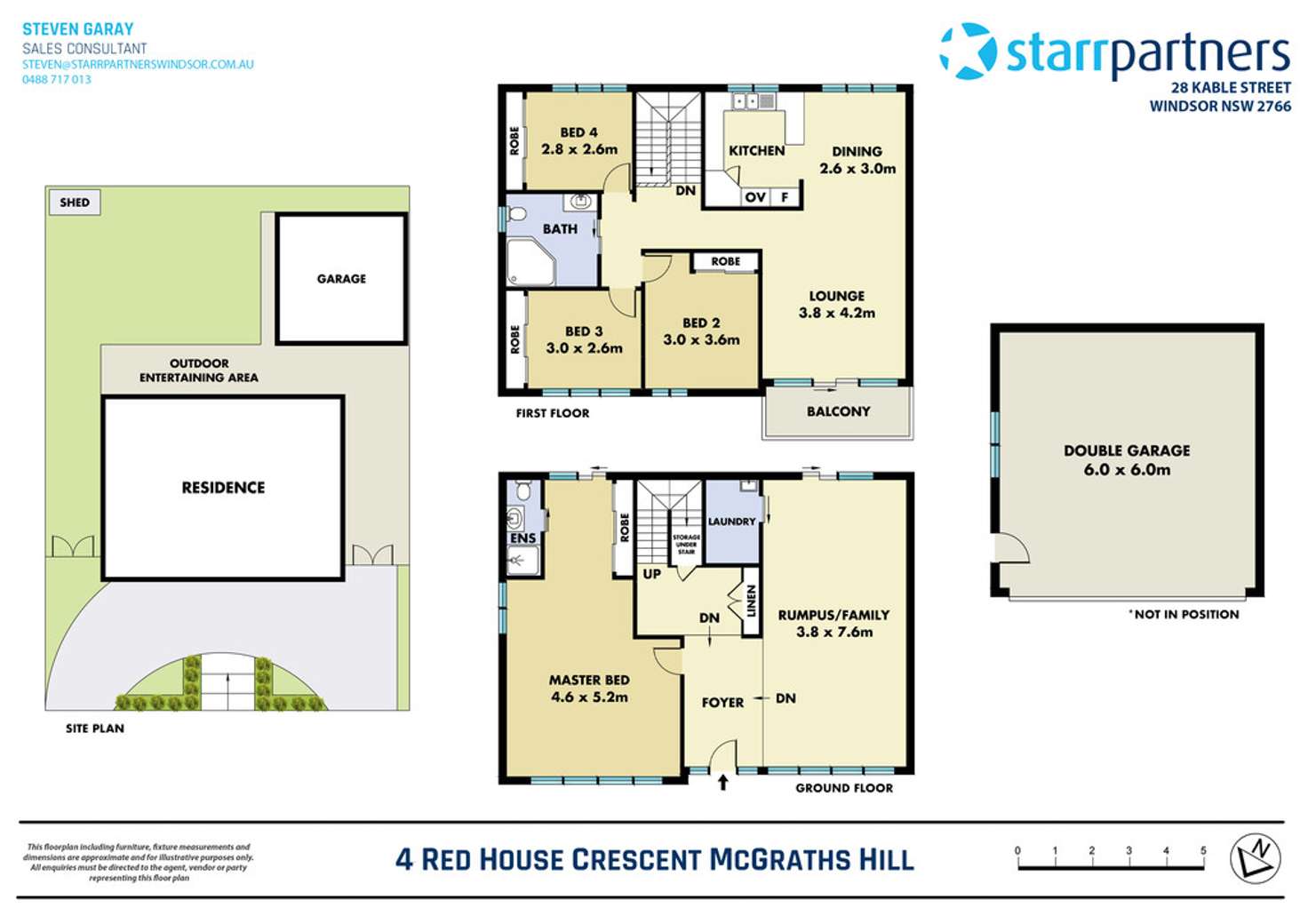 Floorplan of Homely house listing, 4 Red House Crescent, Mcgraths Hill NSW 2756