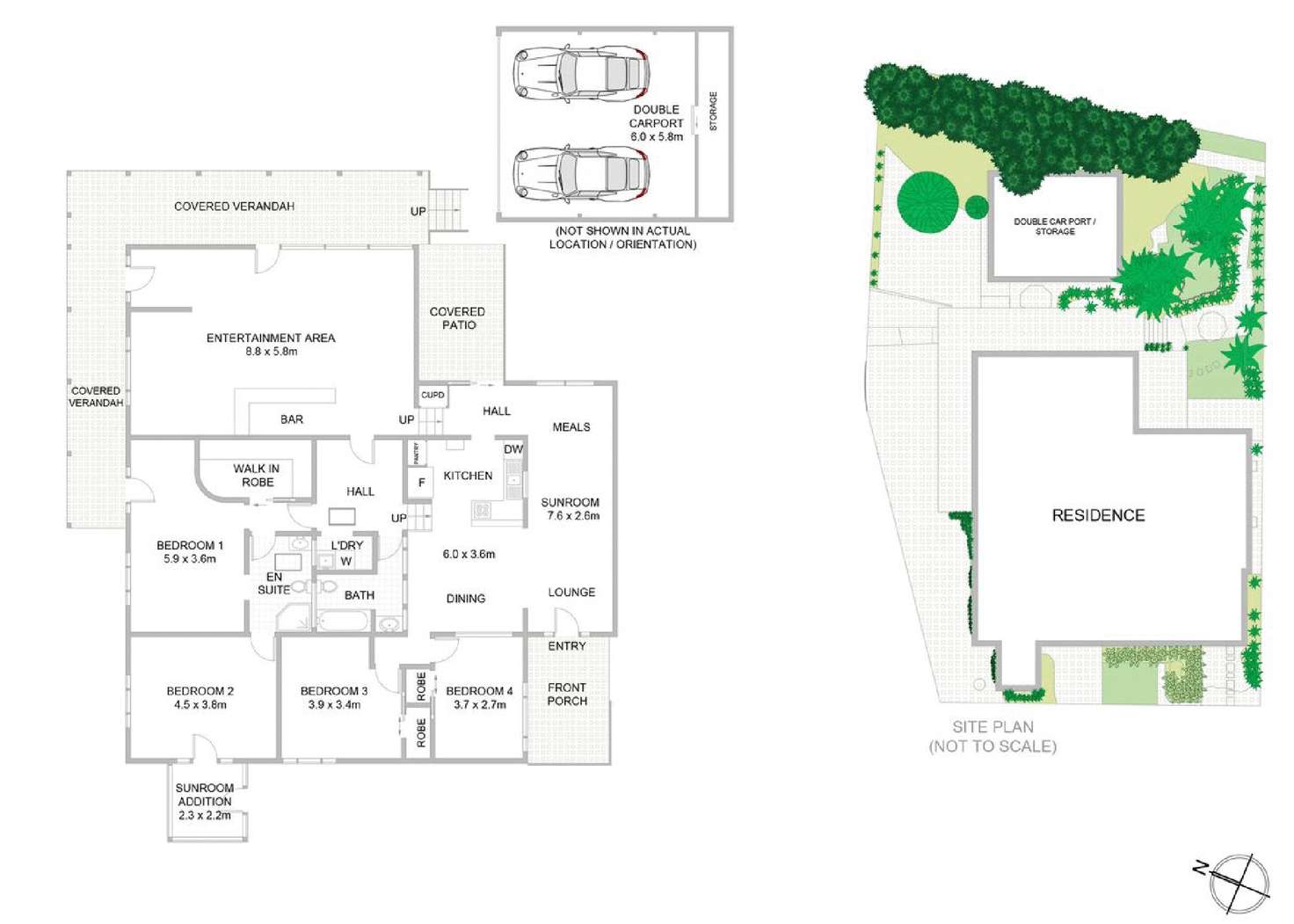 Floorplan of Homely house listing, 1a Pade Lane, Sawtell NSW 2452