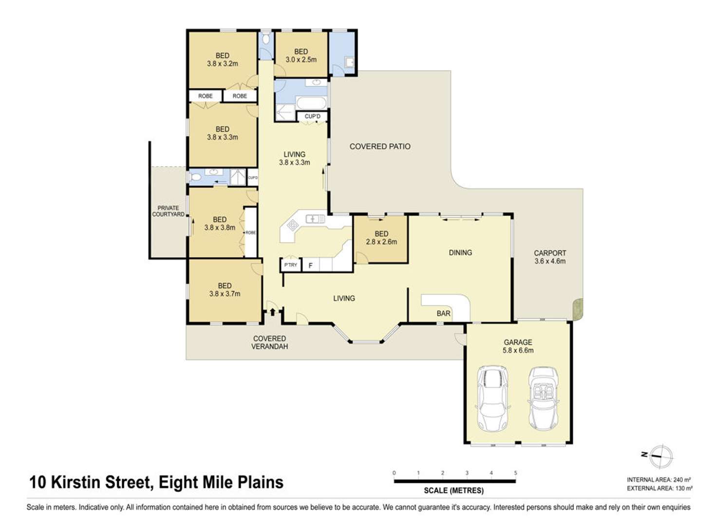 Floorplan of Homely house listing, 10 KIRSTIN, Eight Mile Plains QLD 4113