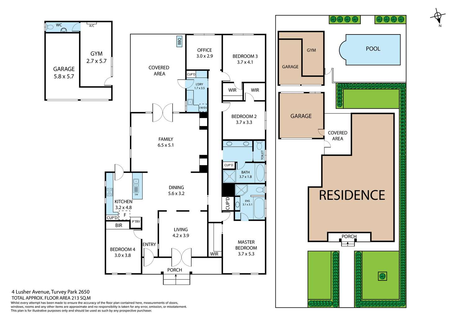 Floorplan of Homely house listing, 4 Lusher Avenue, Turvey Park NSW 2650