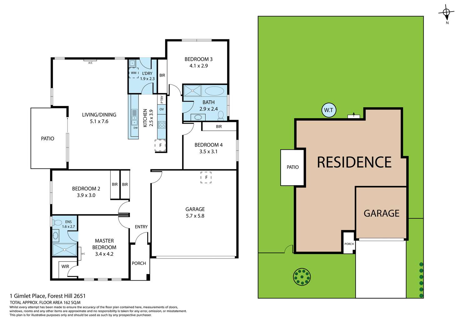 Floorplan of Homely house listing, 1 Gimlet Place, Forest Hill NSW 2651