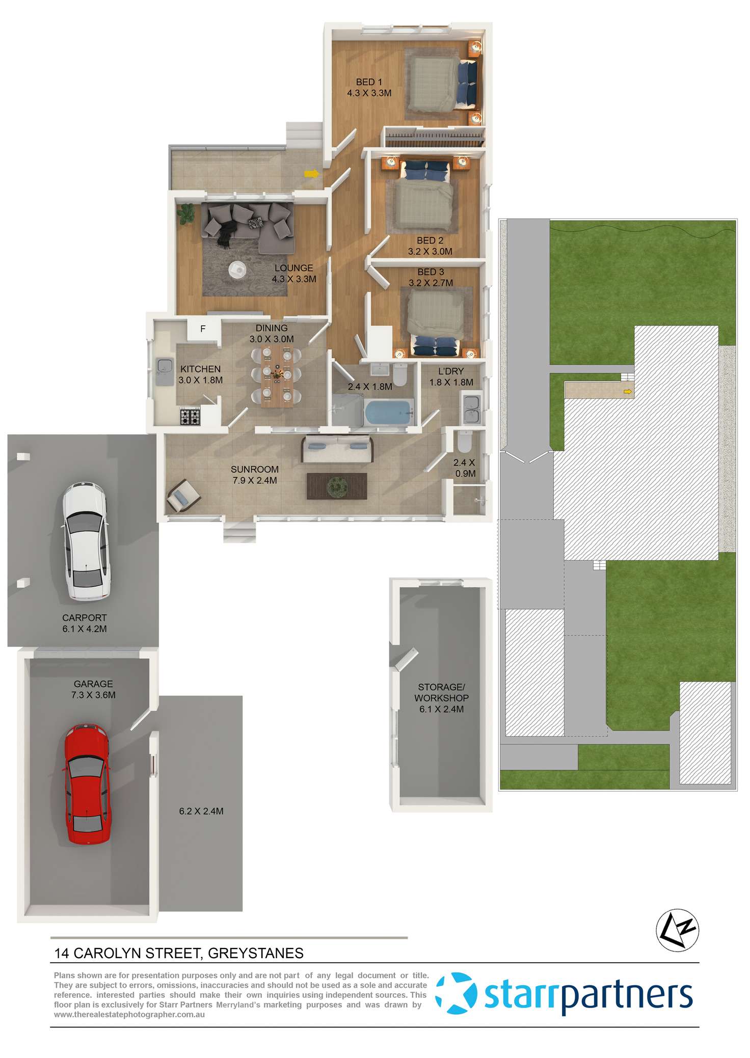 Floorplan of Homely house listing, 14 Carolyn Street, Greystanes NSW 2145